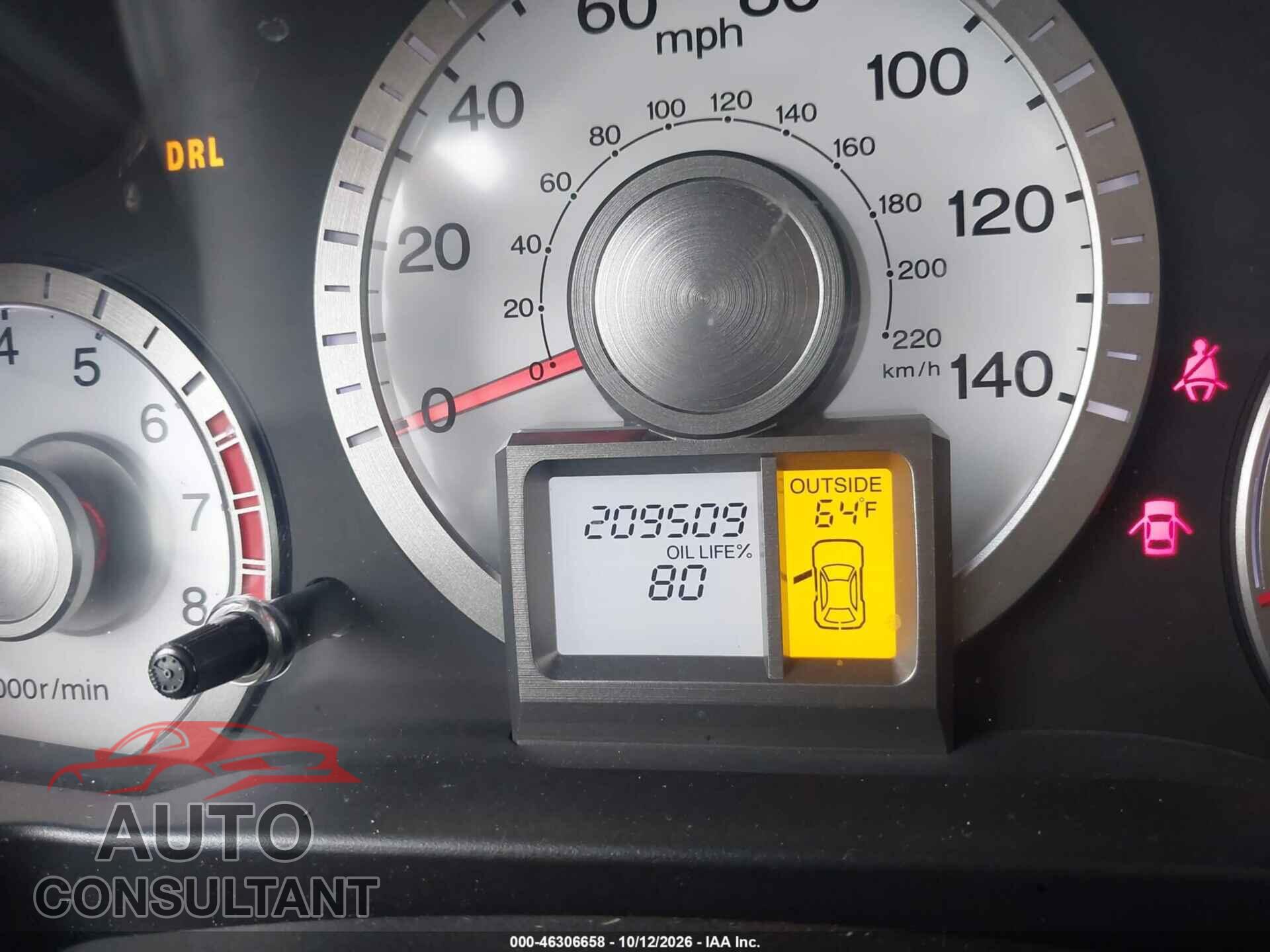 HONDA PILOT 2011 - 5FNYF4H50BB076010