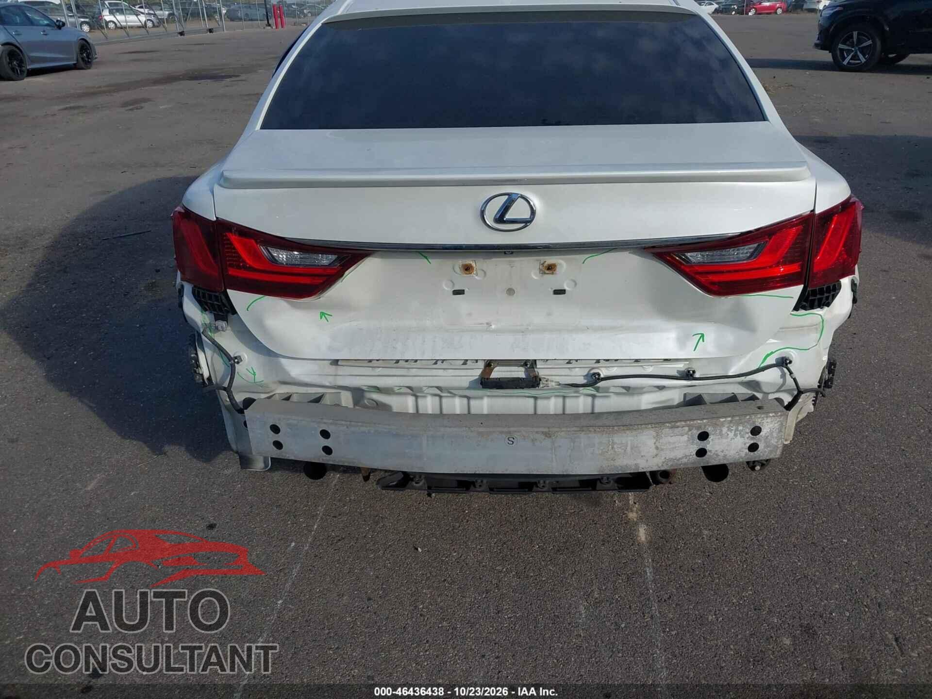 LEXUS GS 350 2013 - JTHCE1BL5D5019758
