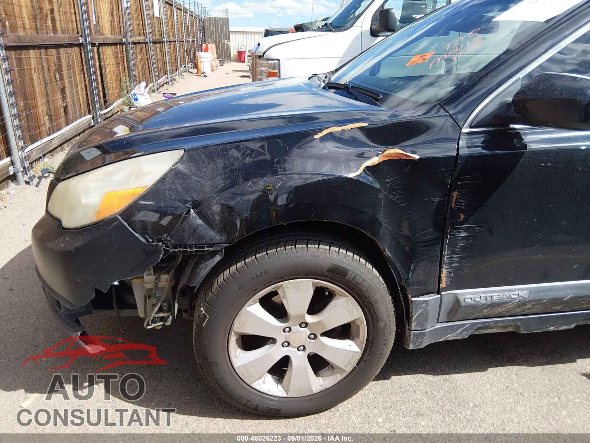 SUBARU OUTBACK 2011 - 4S4BRBKC7B3333858