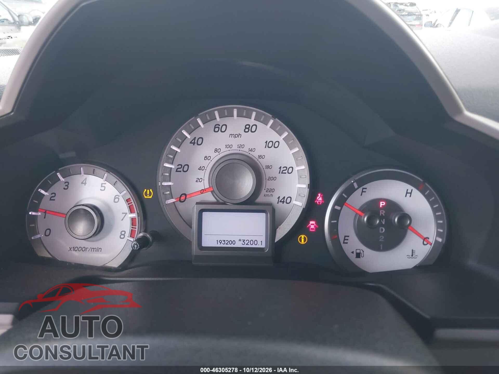 HONDA PILOT 2013 - 5FNYF3H93DB021552