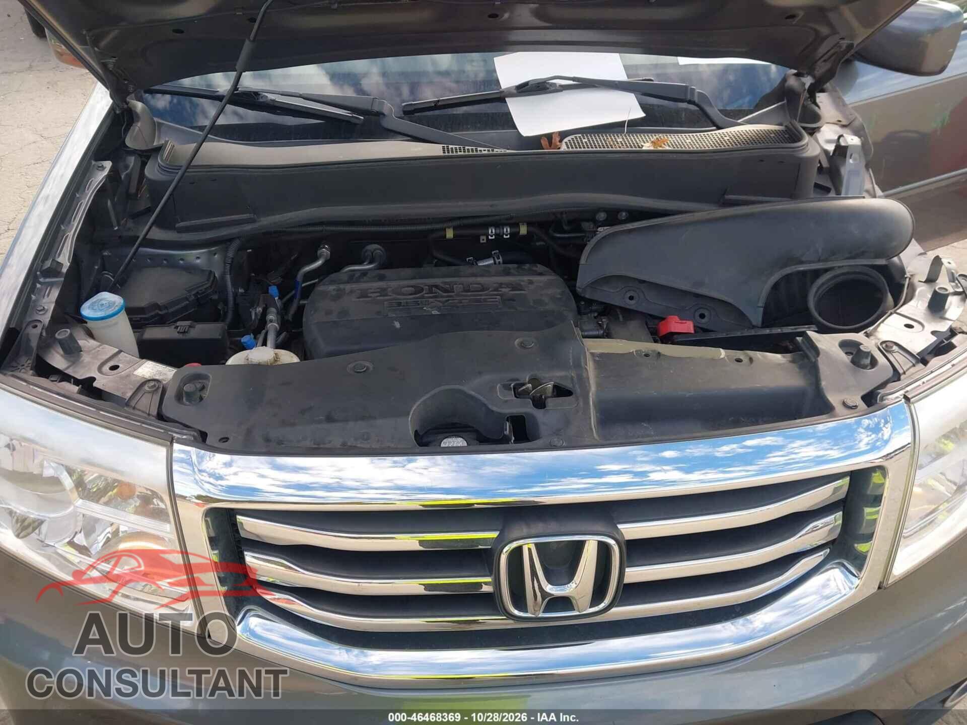 HONDA PILOT 2012 - 5FNYF3H58CB019226