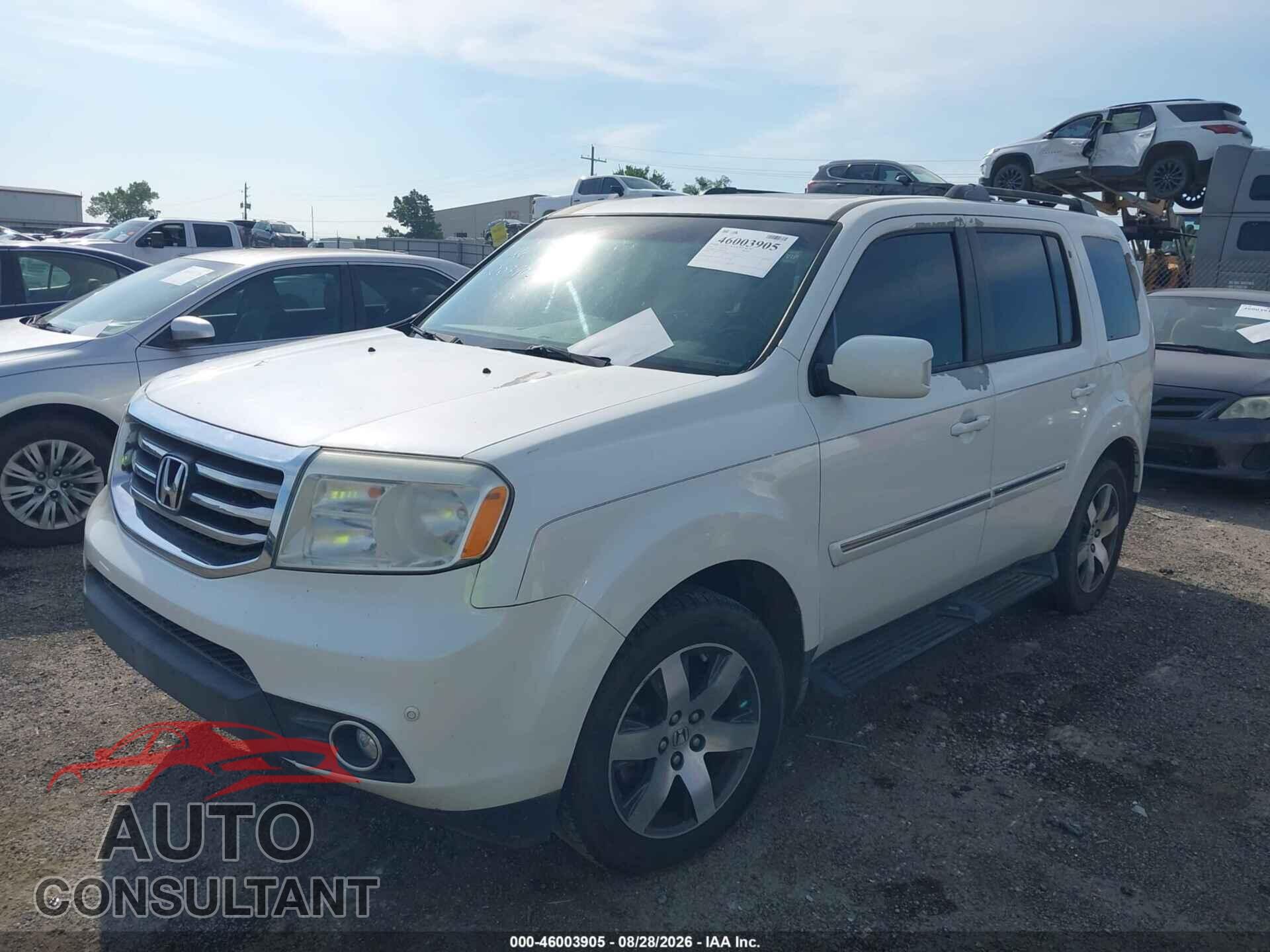 HONDA PILOT 2012 - 5FNYF3H93CB007259
