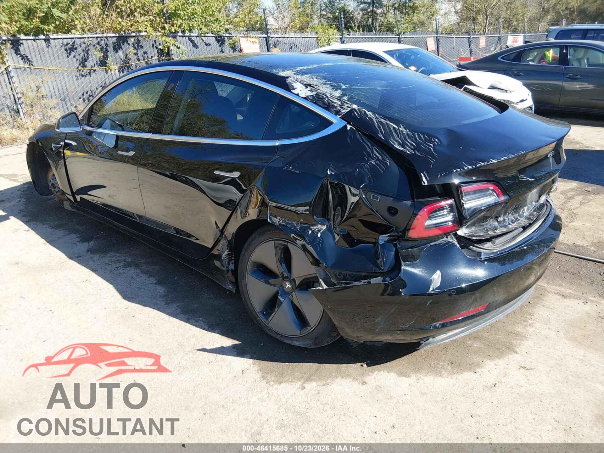 TESLA MODEL 3 2018 - 5YJ3E1EB7JF103045