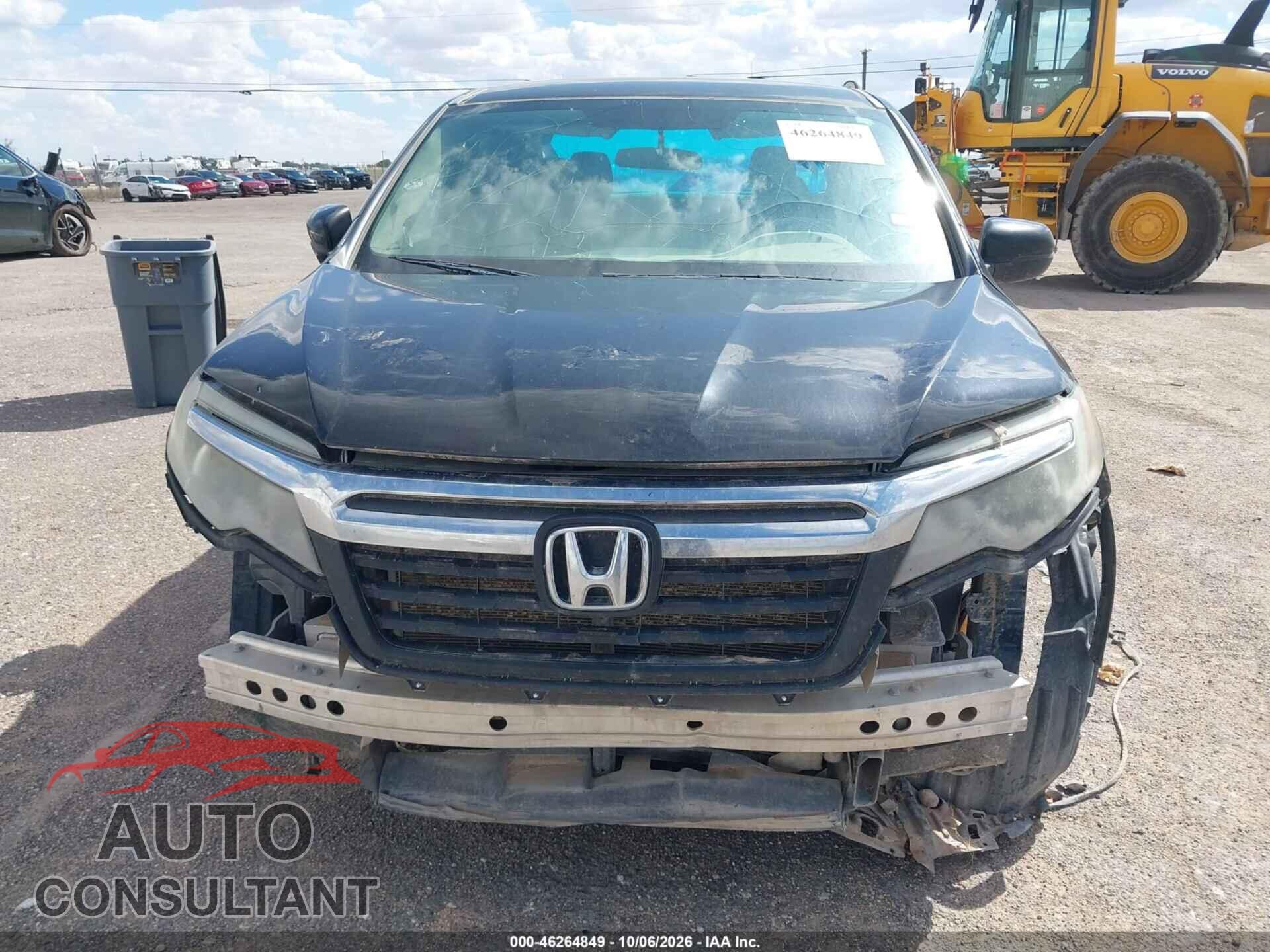 HONDA RIDGELINE 2017 - 5FPYK2F54HB001054