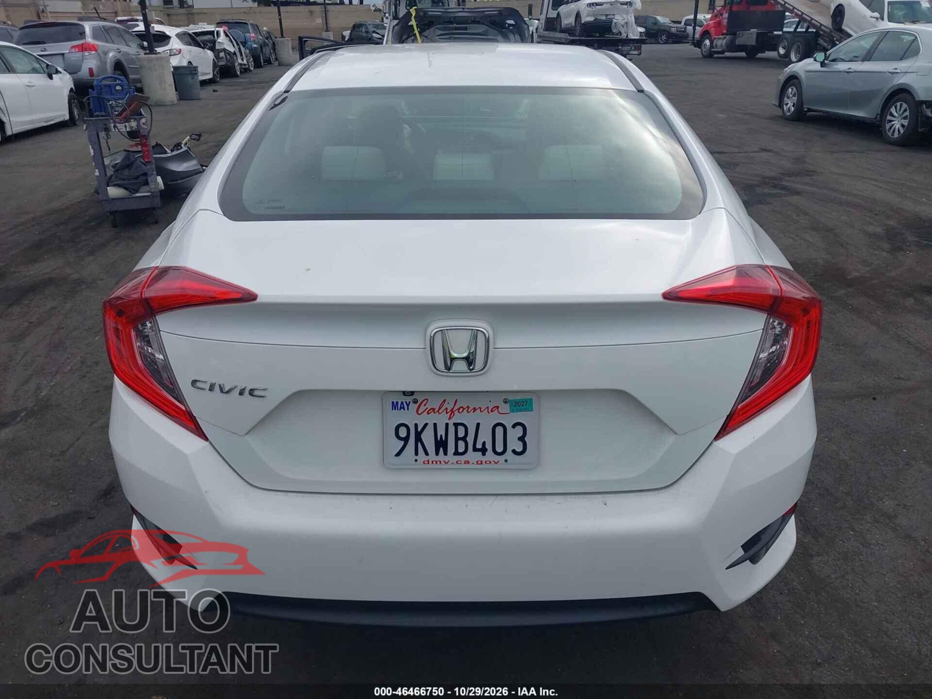 HONDA CIVIC 2017 - 2HGFC2F59HH536728