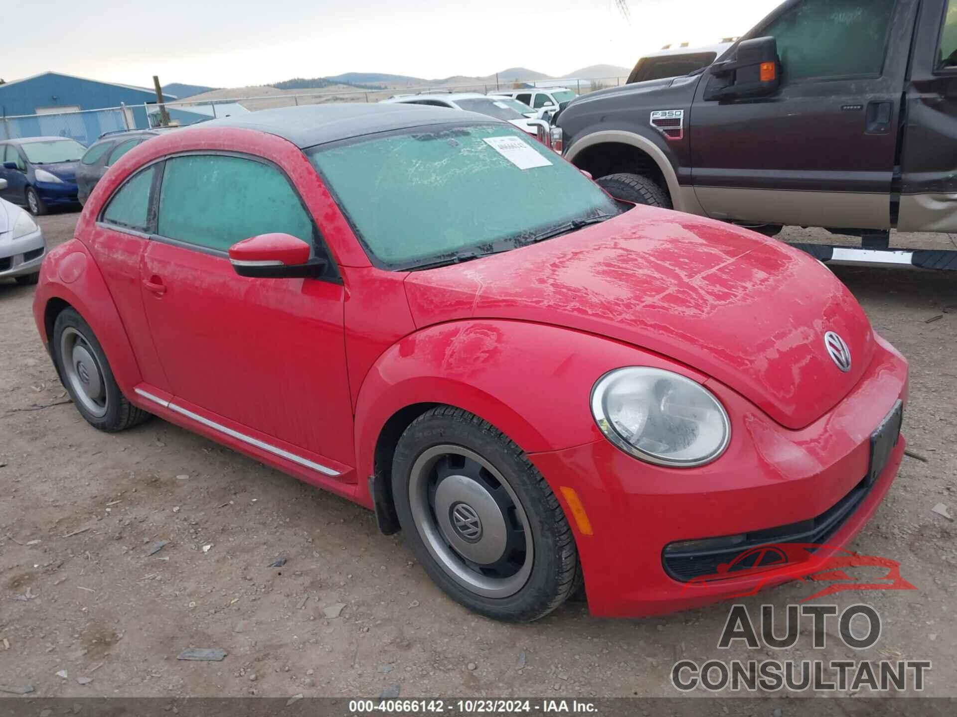 VOLKSWAGEN BEETLE 2013 - 3VWJX7AT8DM602565