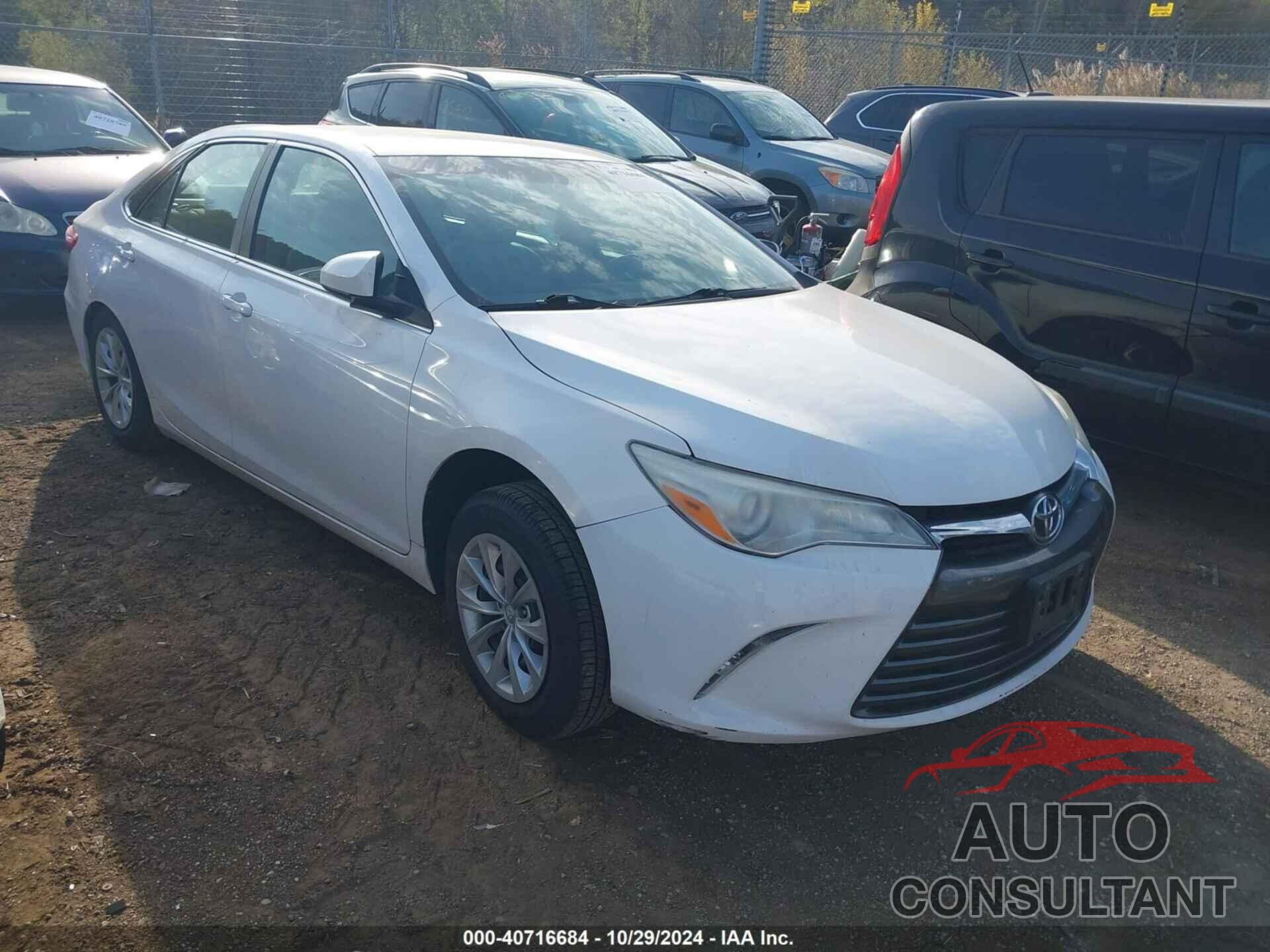 TOYOTA CAMRY 2016 - 4T4BF1FK9GR577166
