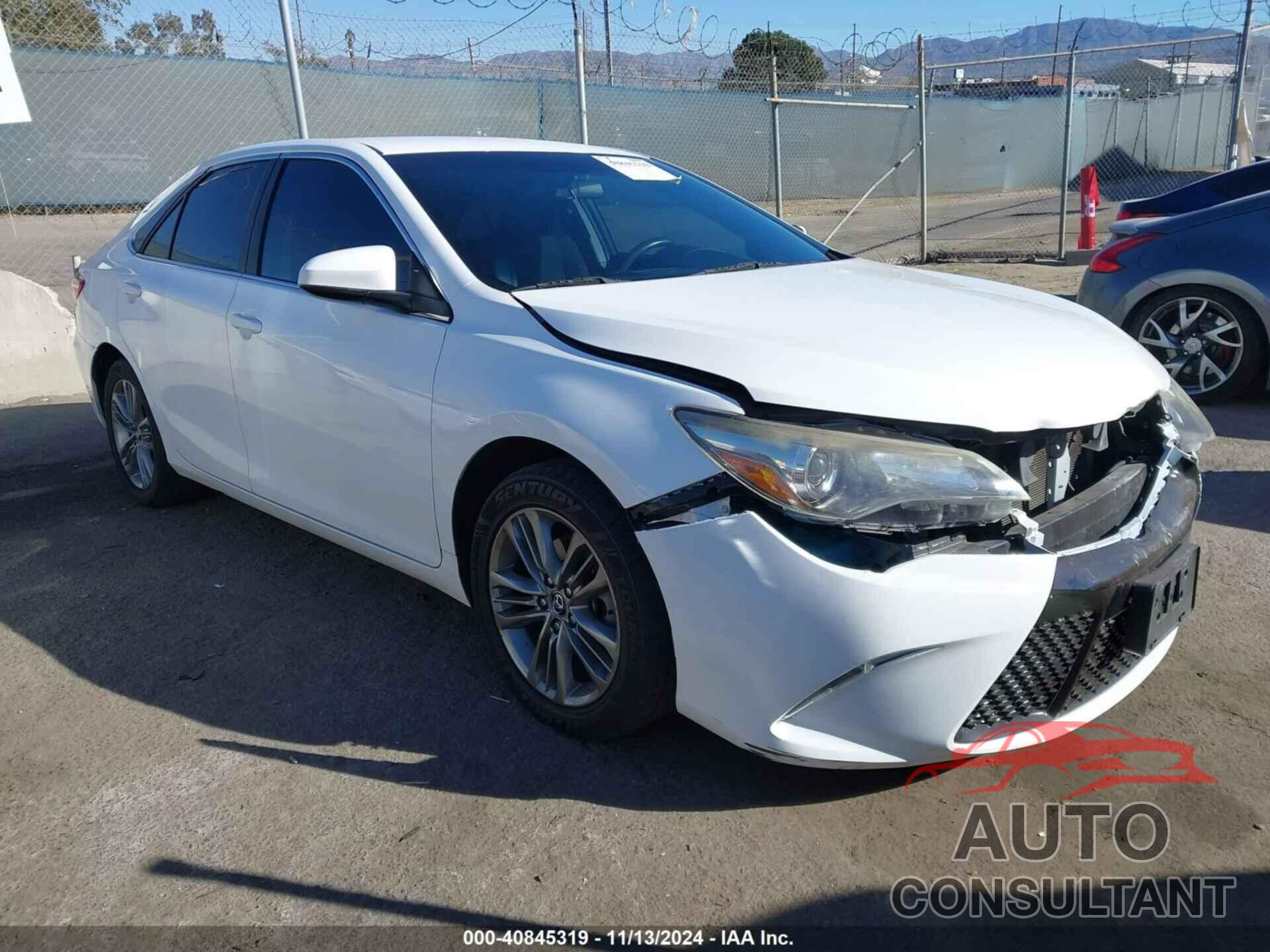 TOYOTA CAMRY 2017 - 4T1BF1FK6HU322616