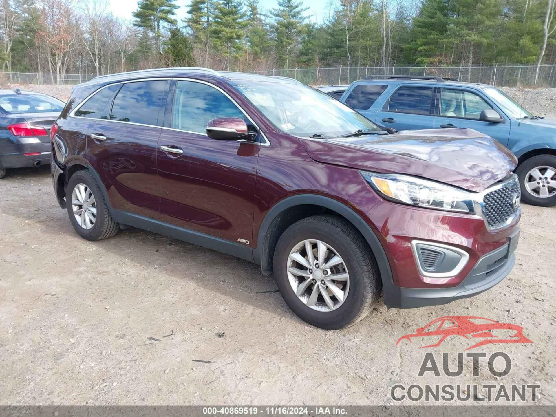 KIA SORENTO 2017 - 5XYPGDA36HG222011