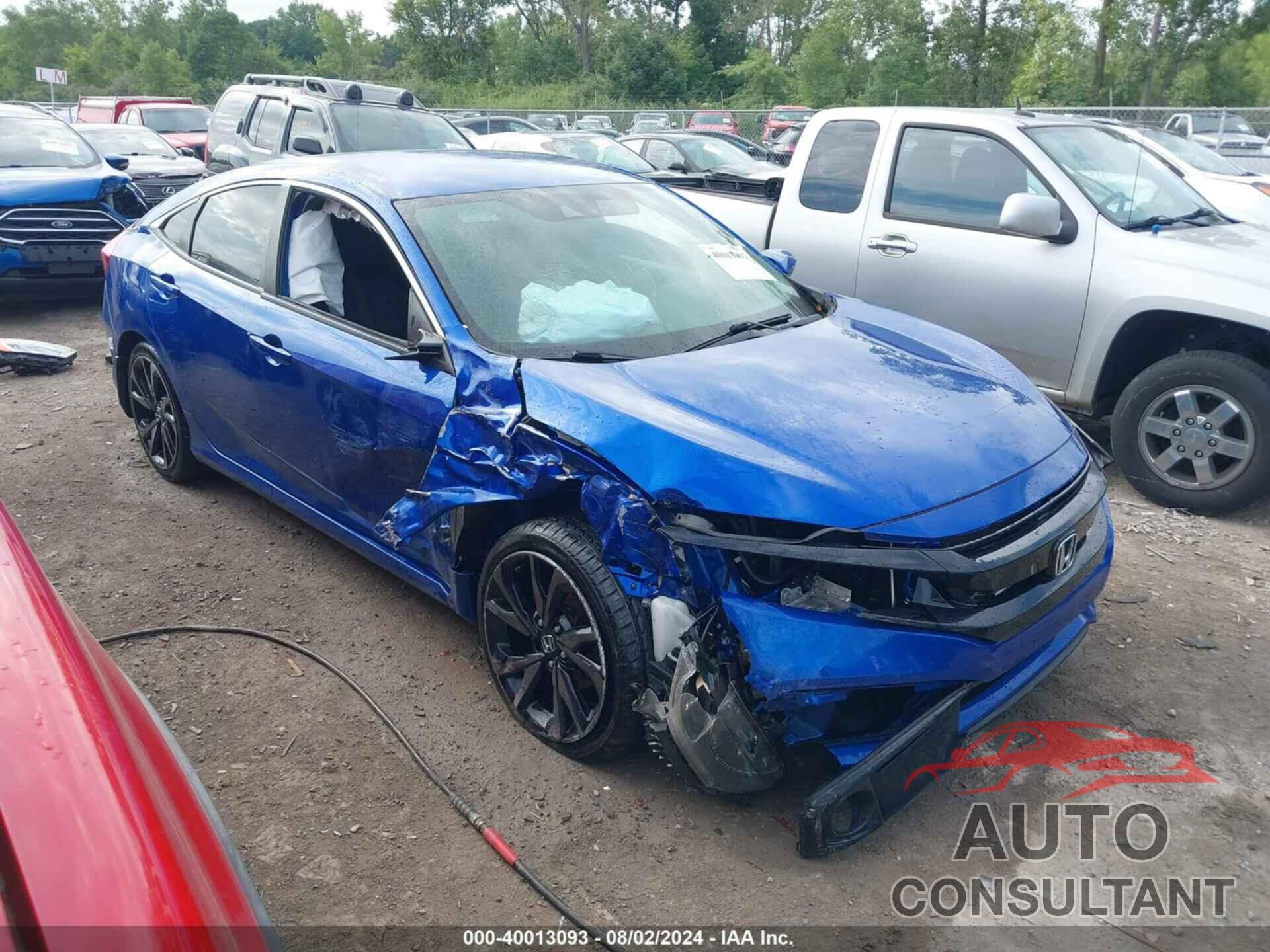 HONDA CIVIC 2019 - 2HGFC2F87KH511764