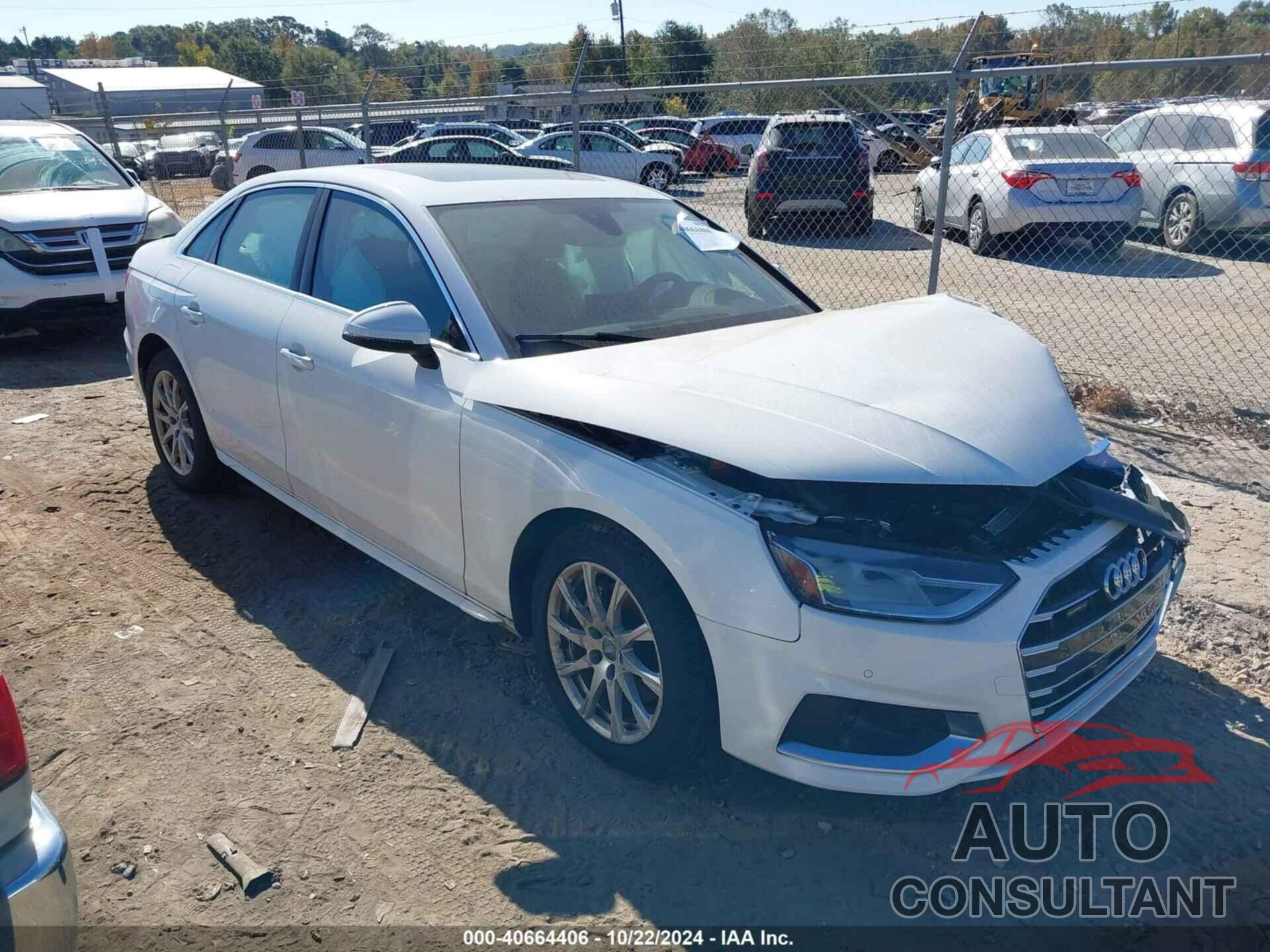 AUDI A4 2021 - WAUABAF41MA014548