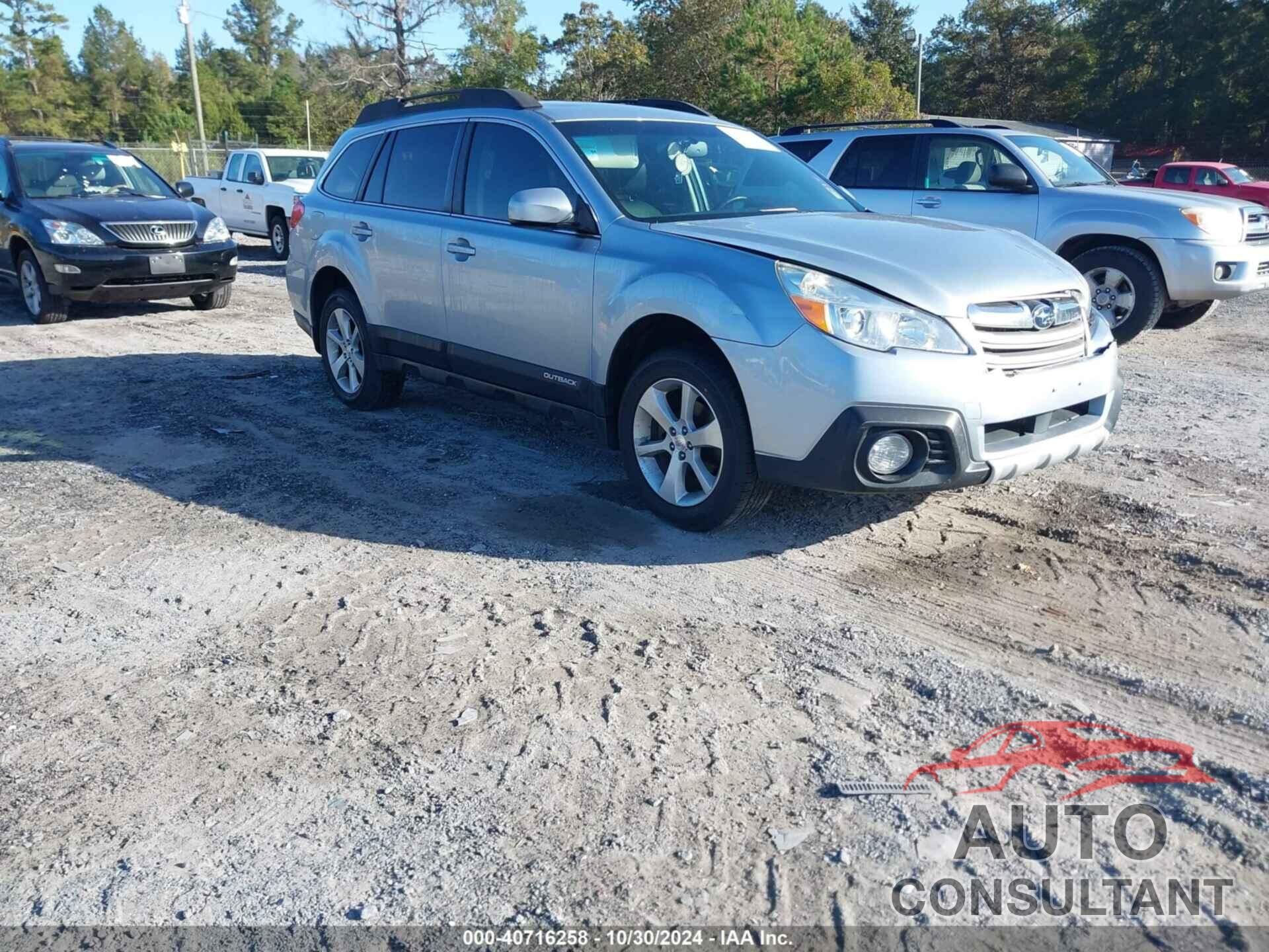 SUBARU OUTBACK 2013 - 4S4BRBKC9D3323030