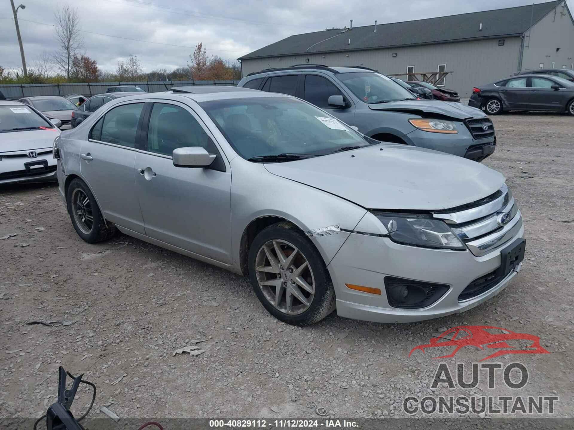 FORD FUSION 2012 - 3FAHP0JG6CR272573