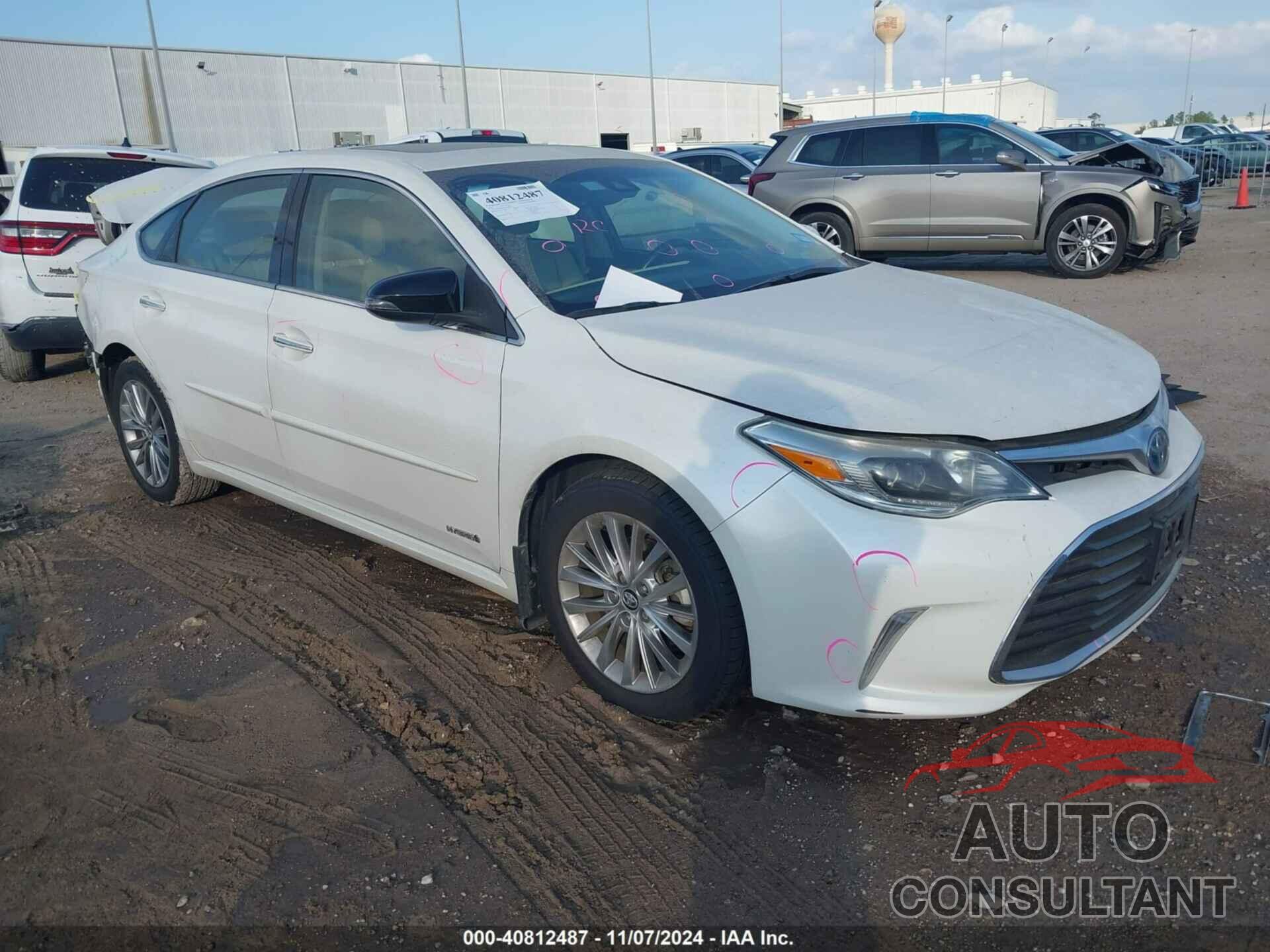 TOYOTA AVALON HYBRID 2017 - 4T1BD1EBXHU058761