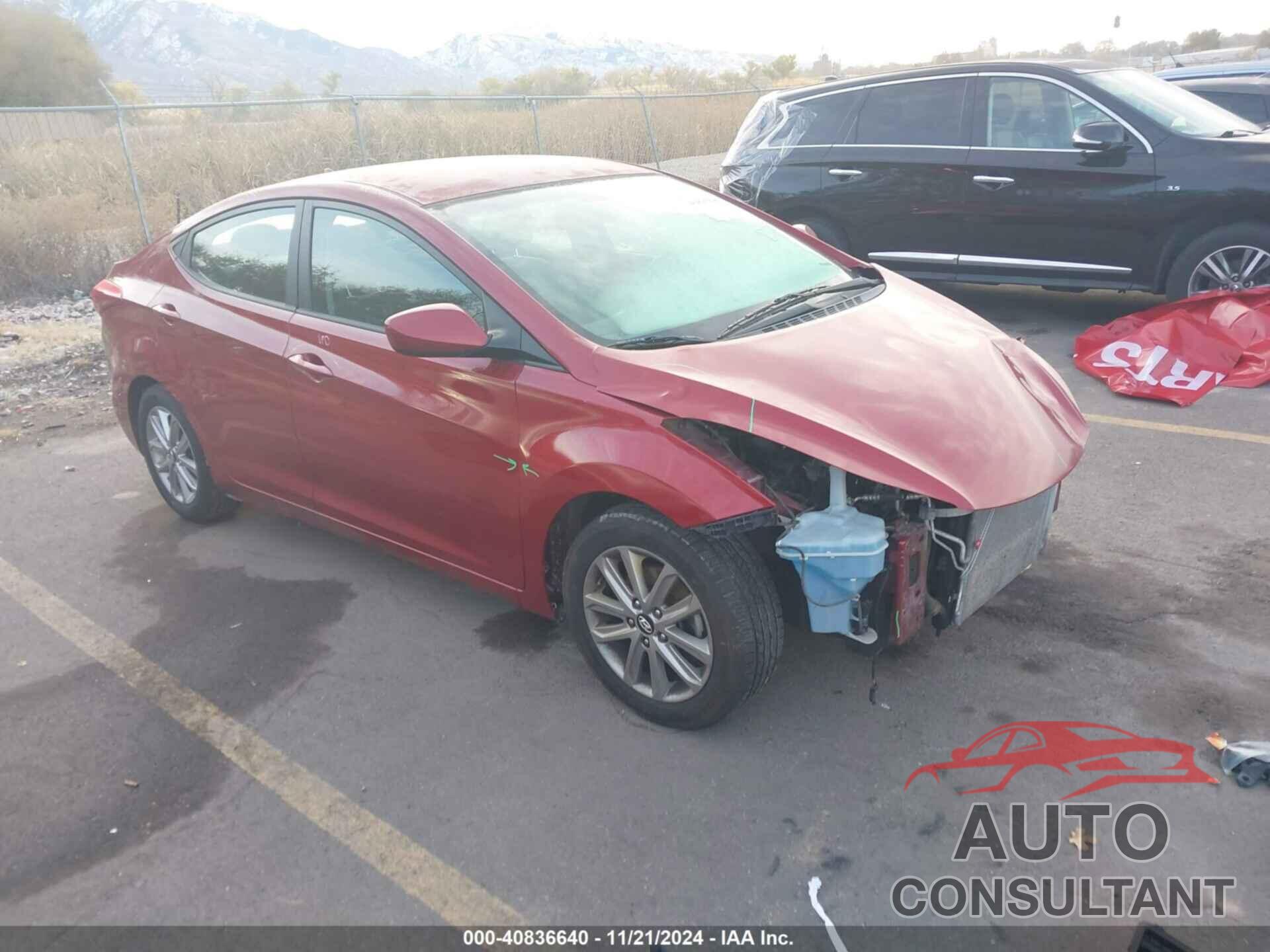 HYUNDAI ELANTRA 2015 - 5NPDH4AE7FH625213