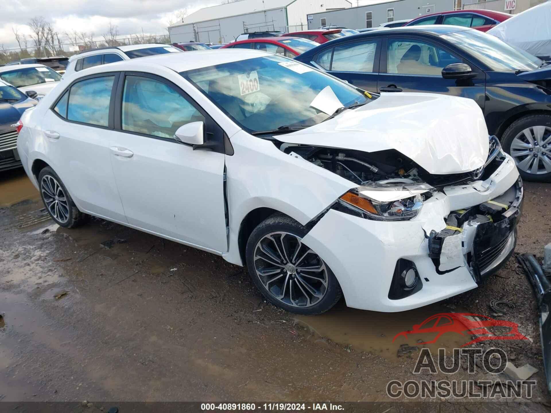 TOYOTA COROLLA 2015 - 2T1BURHE4FC459001