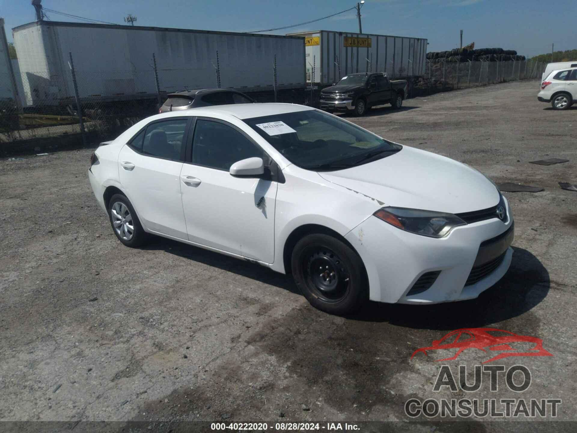 TOYOTA COROLLA 2016 - 5YFBURHE7GP526482