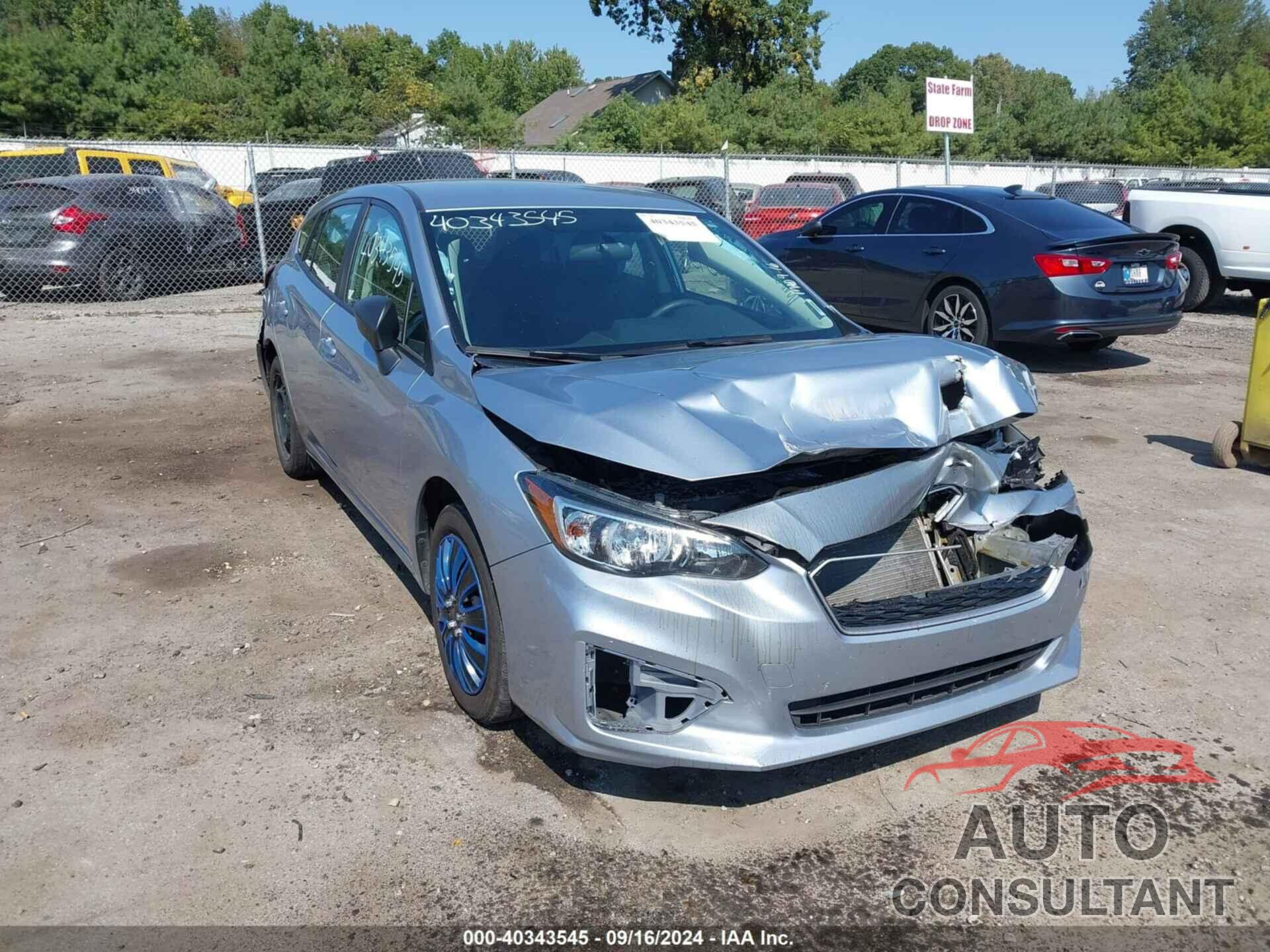 SUBARU IMPREZA 2019 - 4S3GTAA6XK3718221