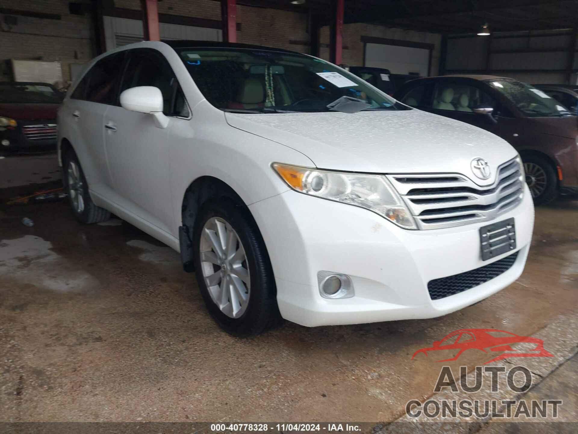 TOYOTA VENZA 2012 - 4T3ZA3BB0CU058095