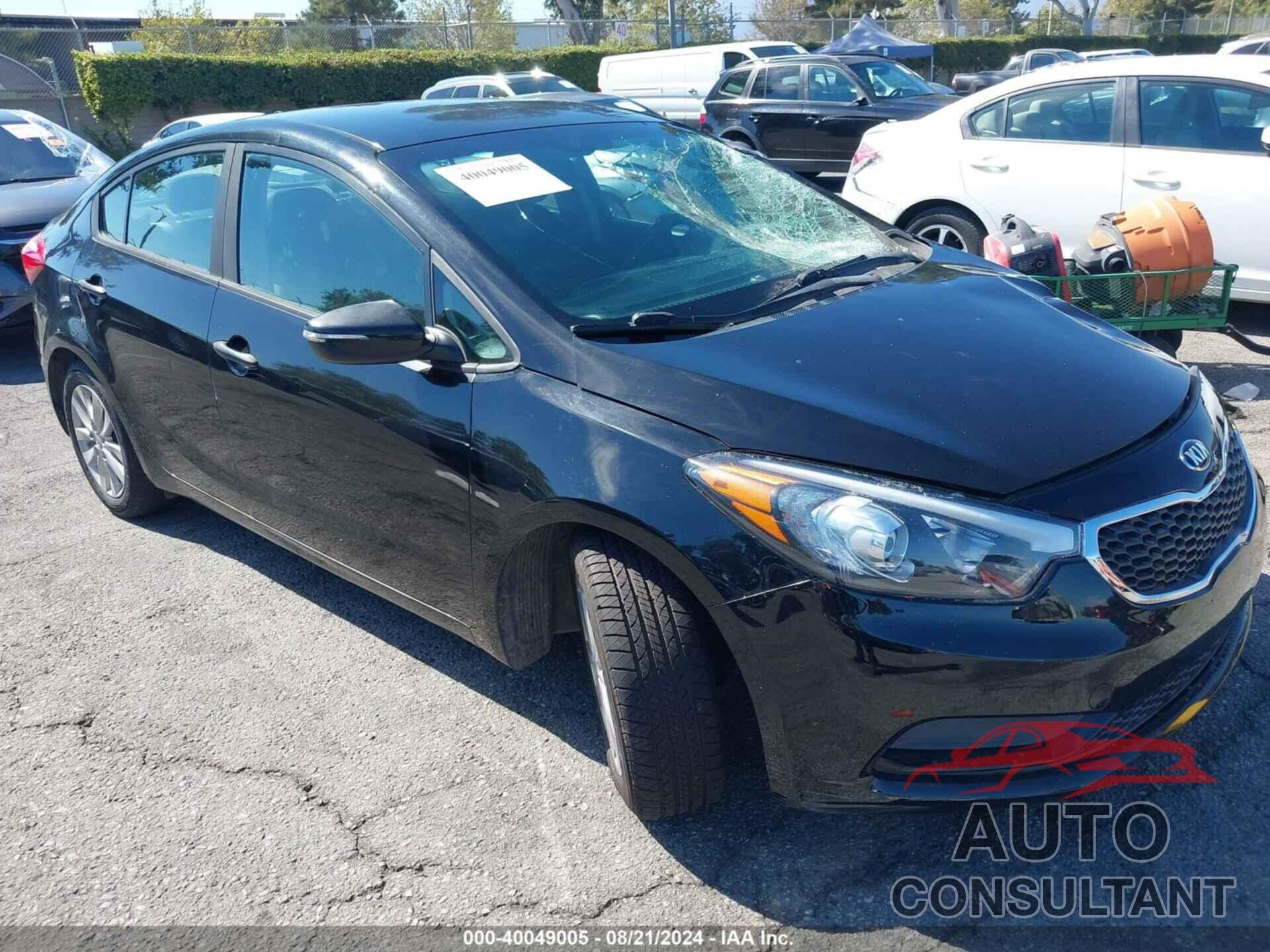 KIA FORTE 2016 - KNAFX4A62G5508612