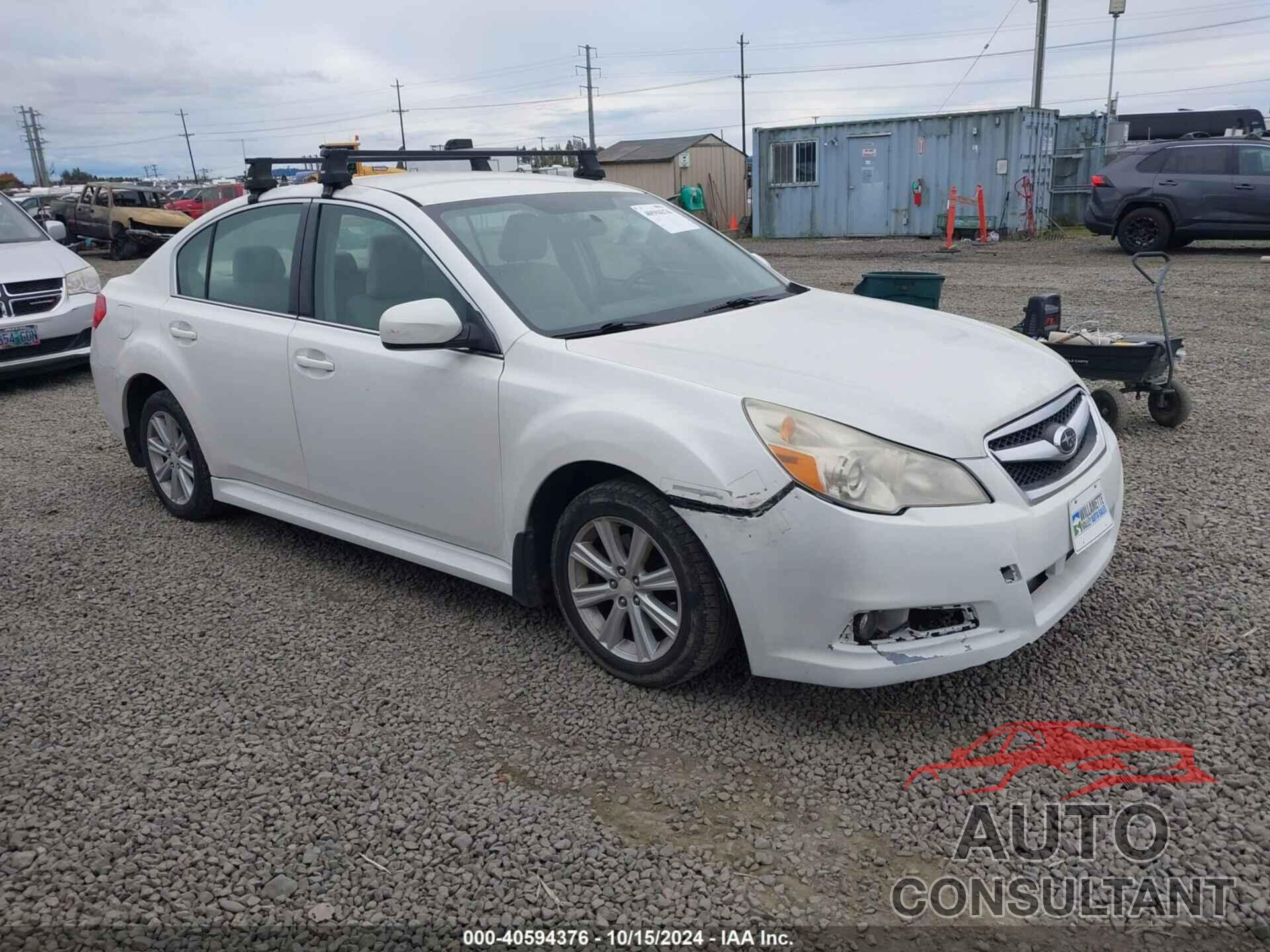 SUBARU LEGACY 2011 - 4S3BMCB62B3245819