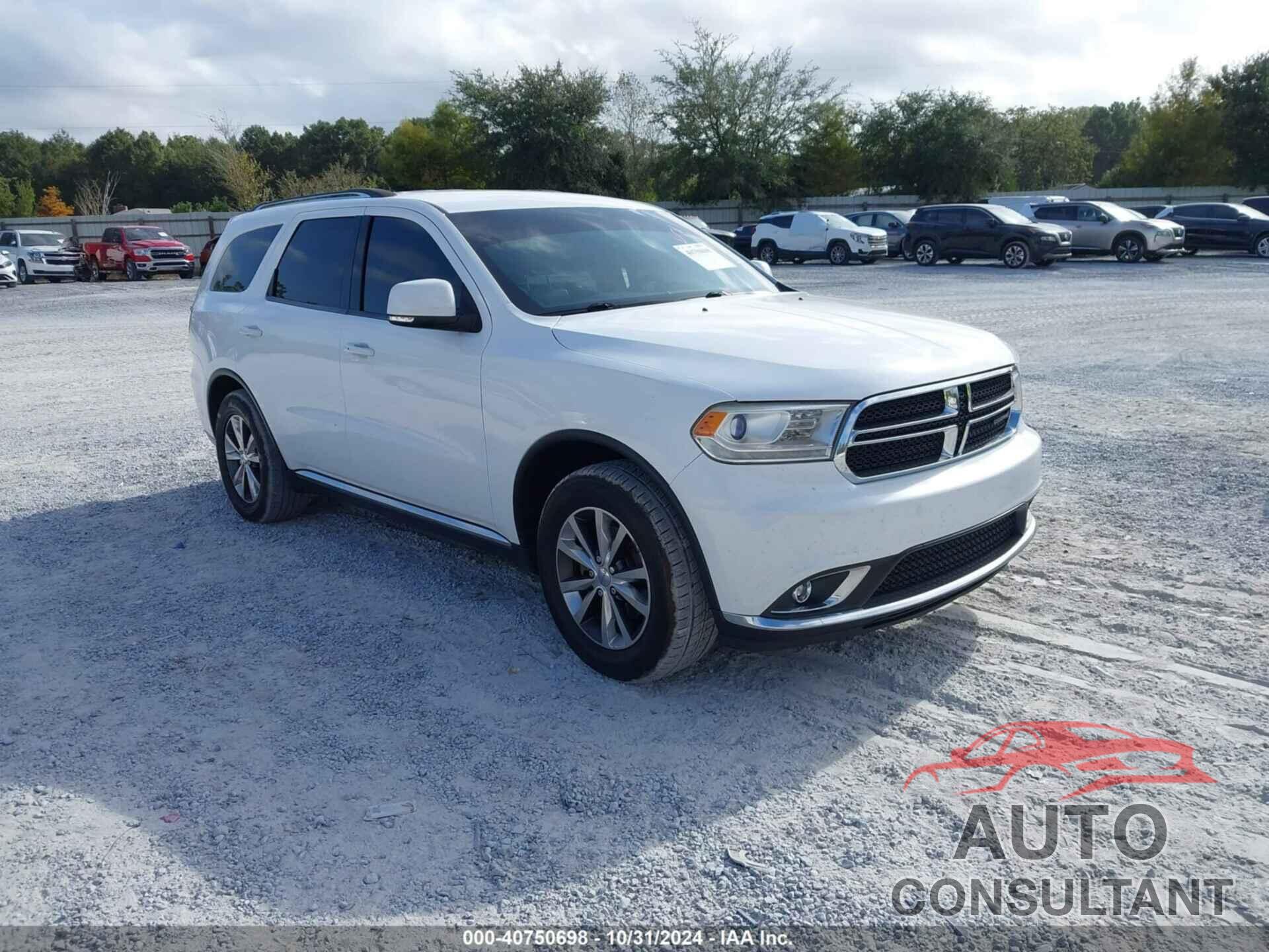 DODGE DURANGO 2016 - 1C4RDHDG7GC314870