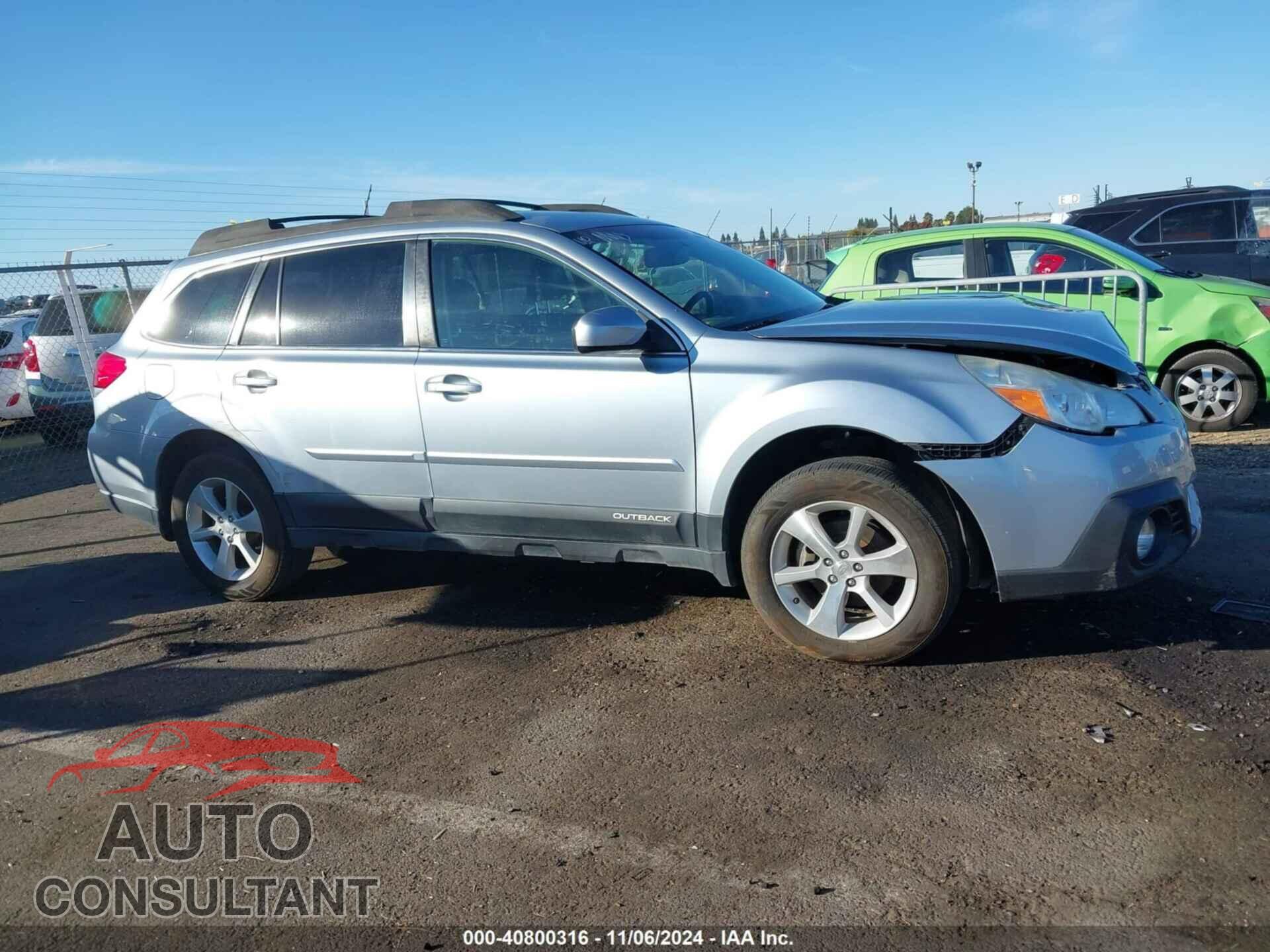 SUBARU OUTBACK 2013 - 4S4BRBLC5D3246834