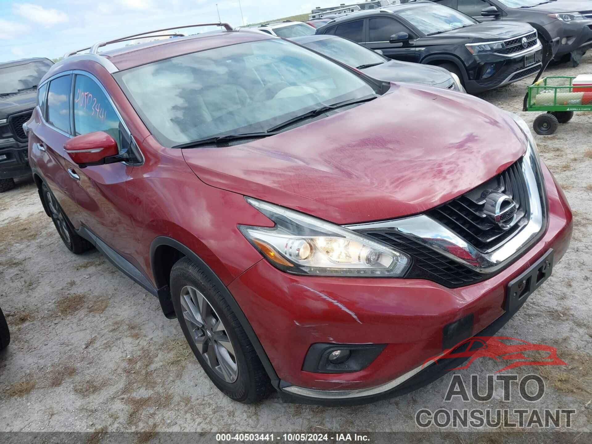 NISSAN MURANO 2015 - 5N1AZ2MG3FN280209