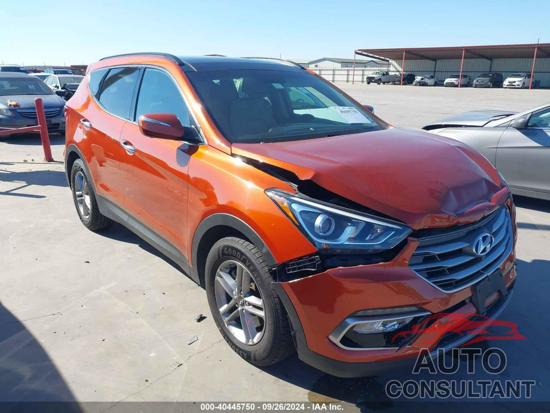 HYUNDAI SANTA FE SPORT 2017 - 5XYZU3LB6HG399660