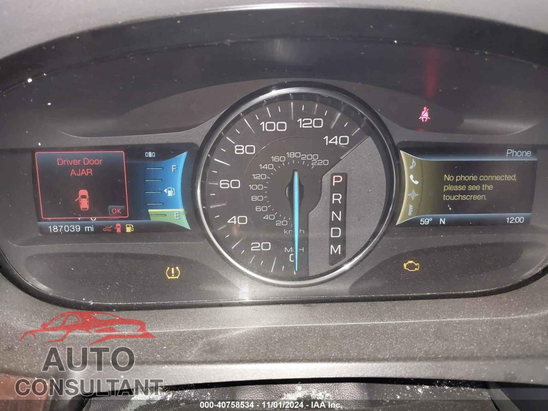 FORD EDGE 2012 - 2FMDK3KC0CBA23636