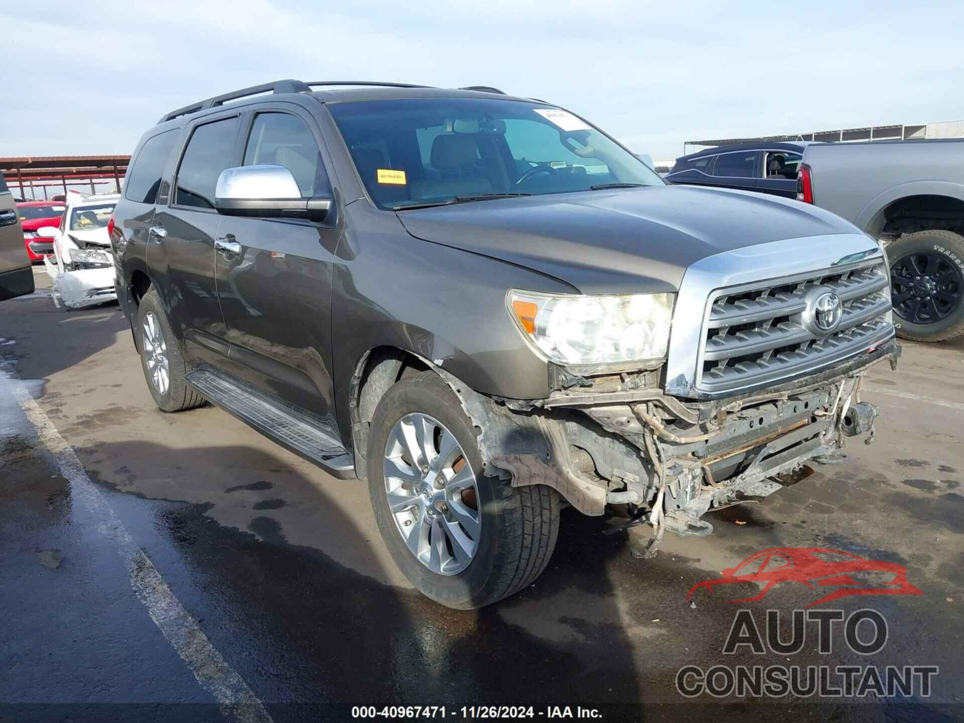 TOYOTA SEQUOIA 2012 - 5TDJY5G15CS069602