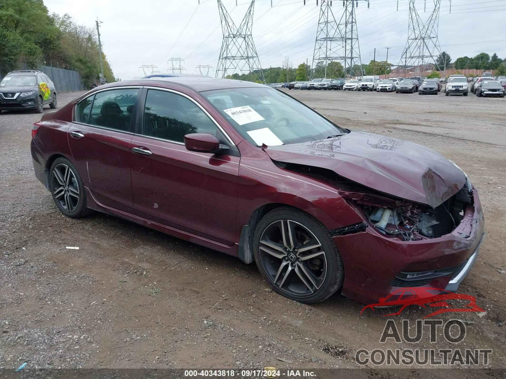 HONDA ACCORD 2017 - 1HGCR2F59HA205437