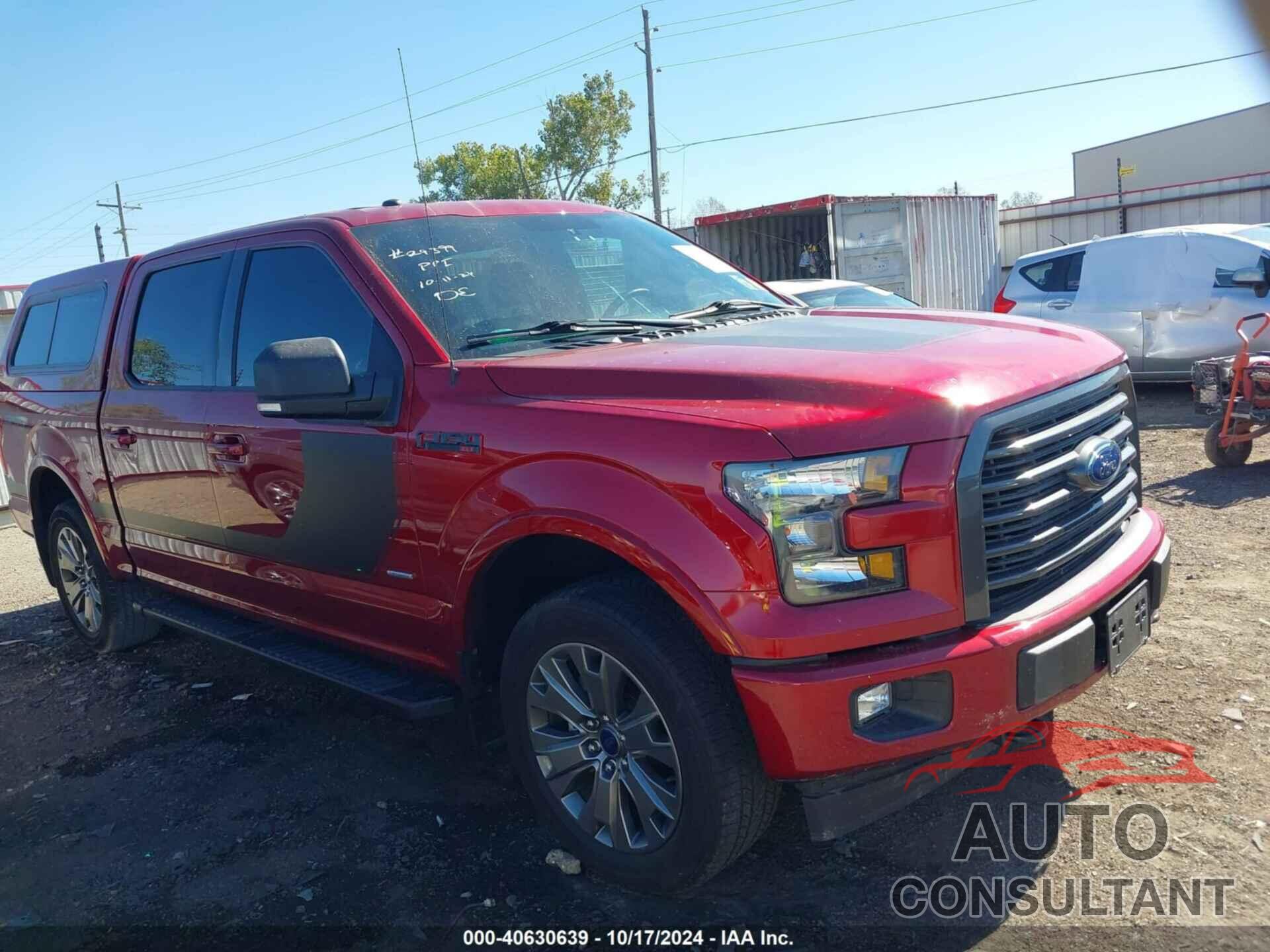 FORD F150 2017 - 1FTEW1EG2HFC52373