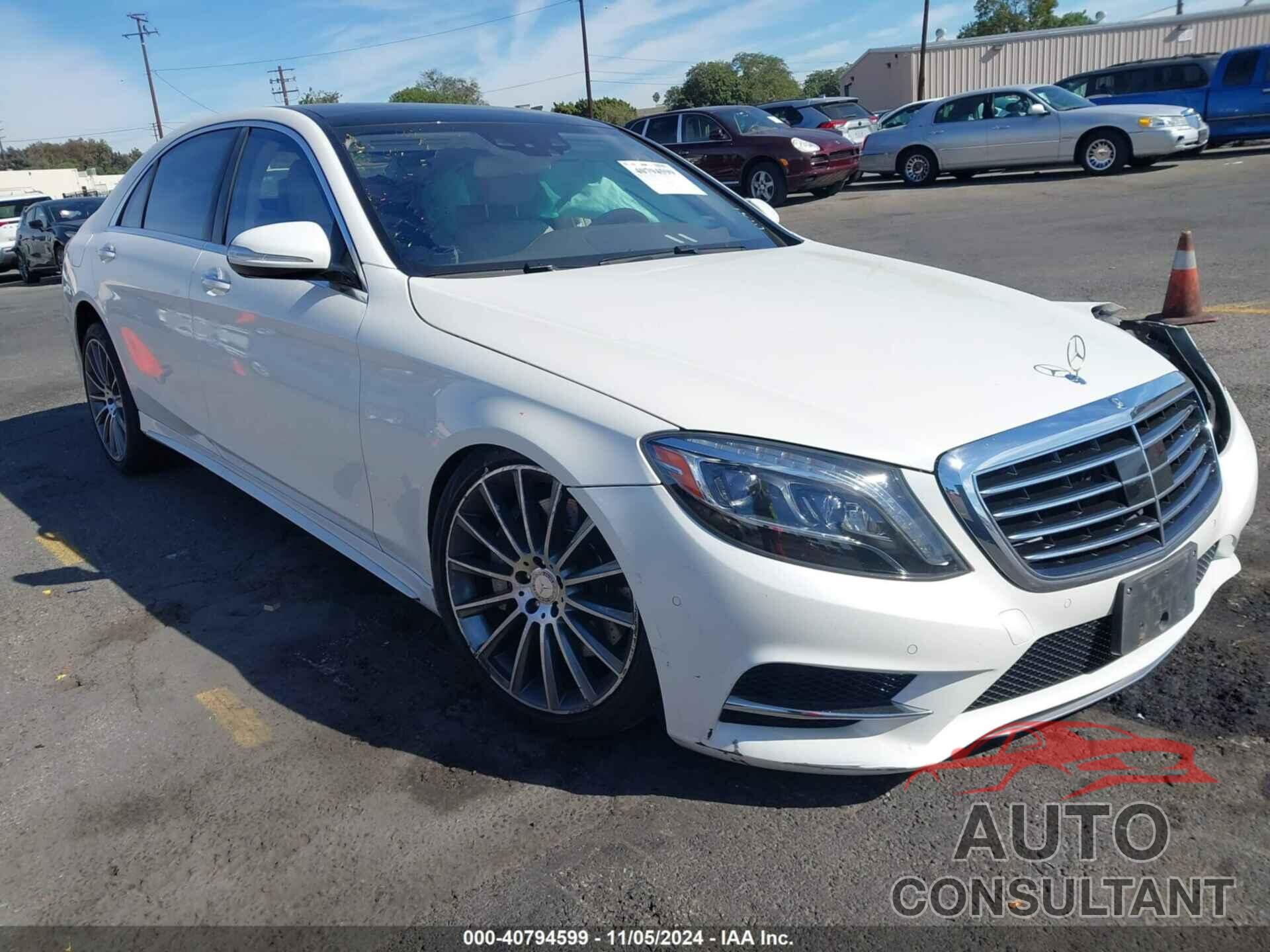 MERCEDES-BENZ S 550 2015 - WDDUG8FB4FA145796