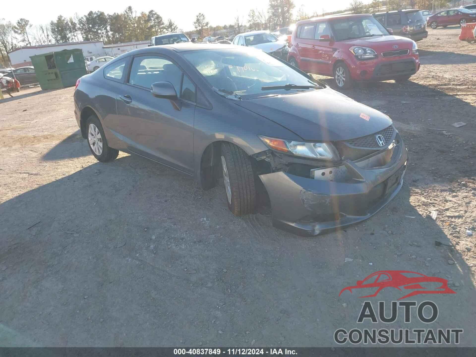 HONDA CIVIC 2012 - 2HGFG3B54CH546558