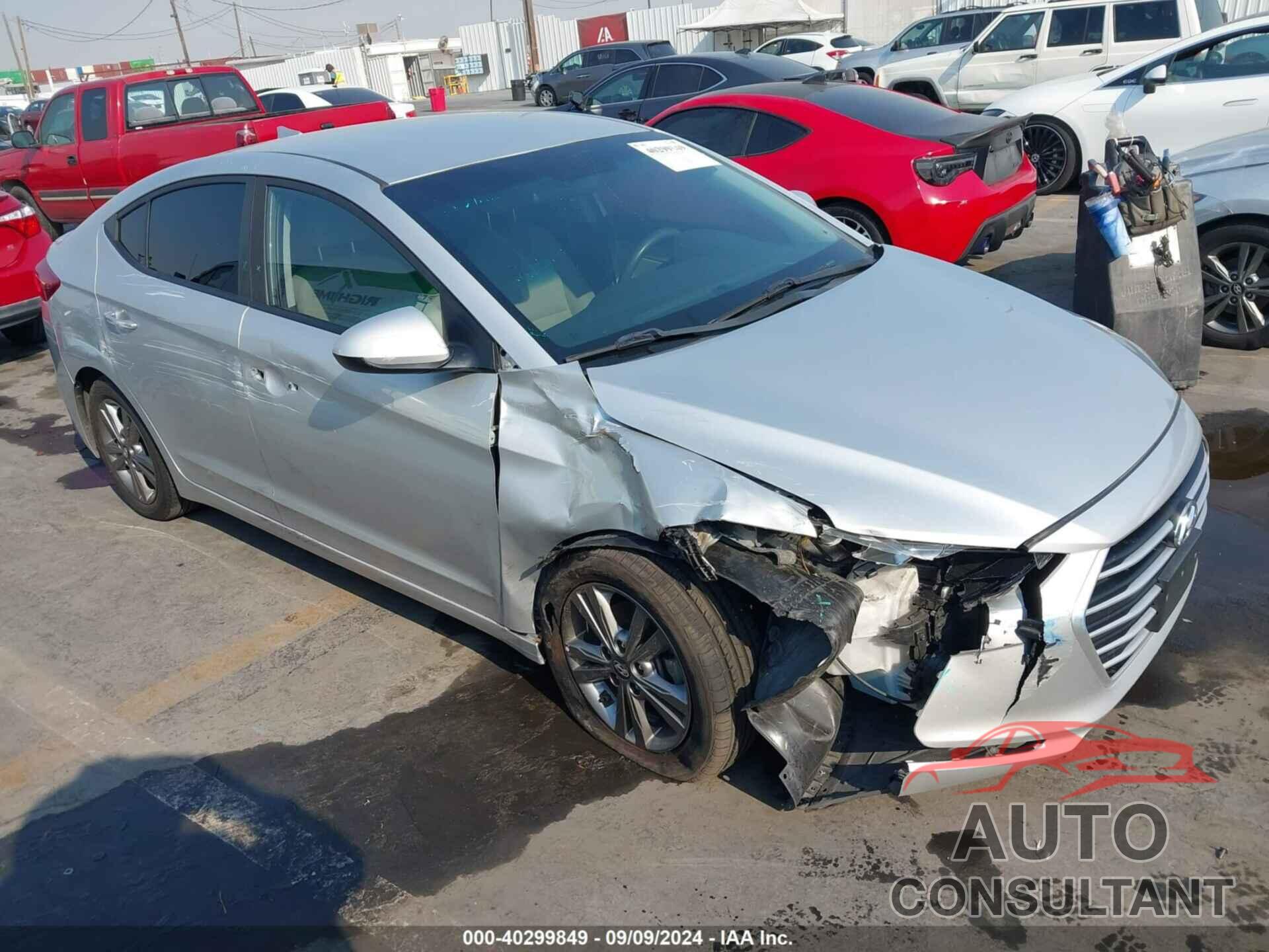 HYUNDAI ELANTRA 2018 - 5NPD84LF1JH308719