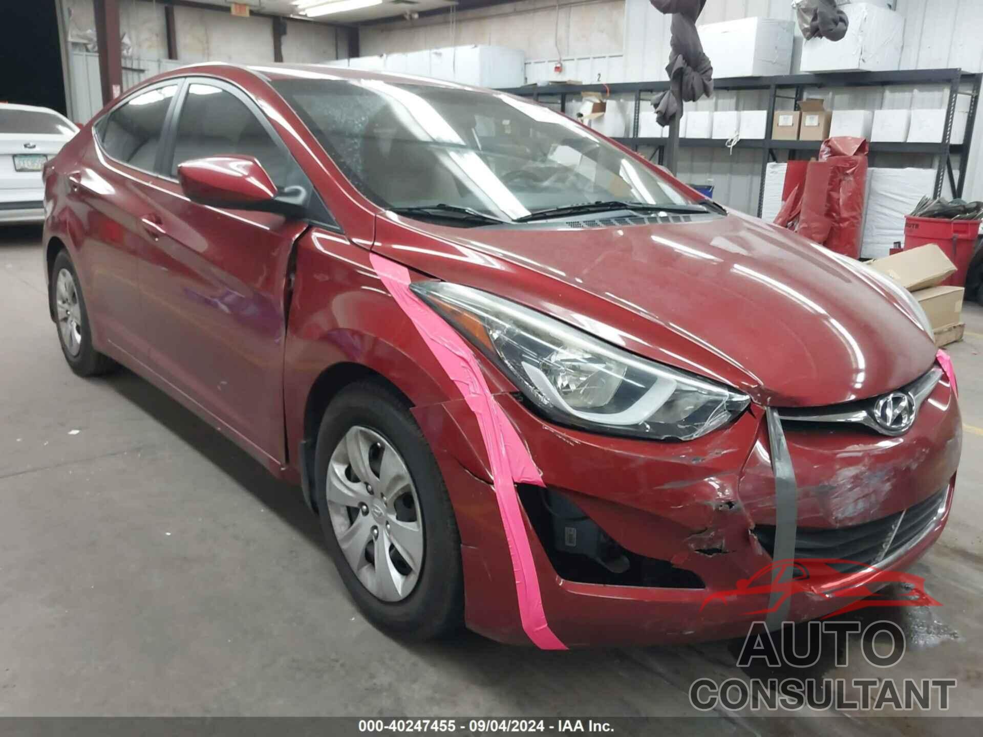 HYUNDAI ELANTRA 2016 - 5NPDH4AE0GH726059