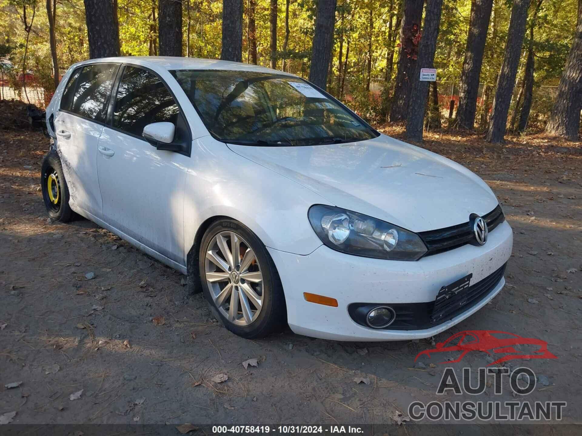 VOLKSWAGEN GOLF 2014 - WVWDM7AJ2EW002309