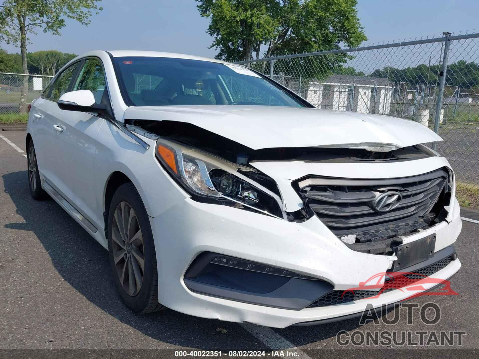 HYUNDAI SONATA 2016 - 5NPE34AFXGH270924