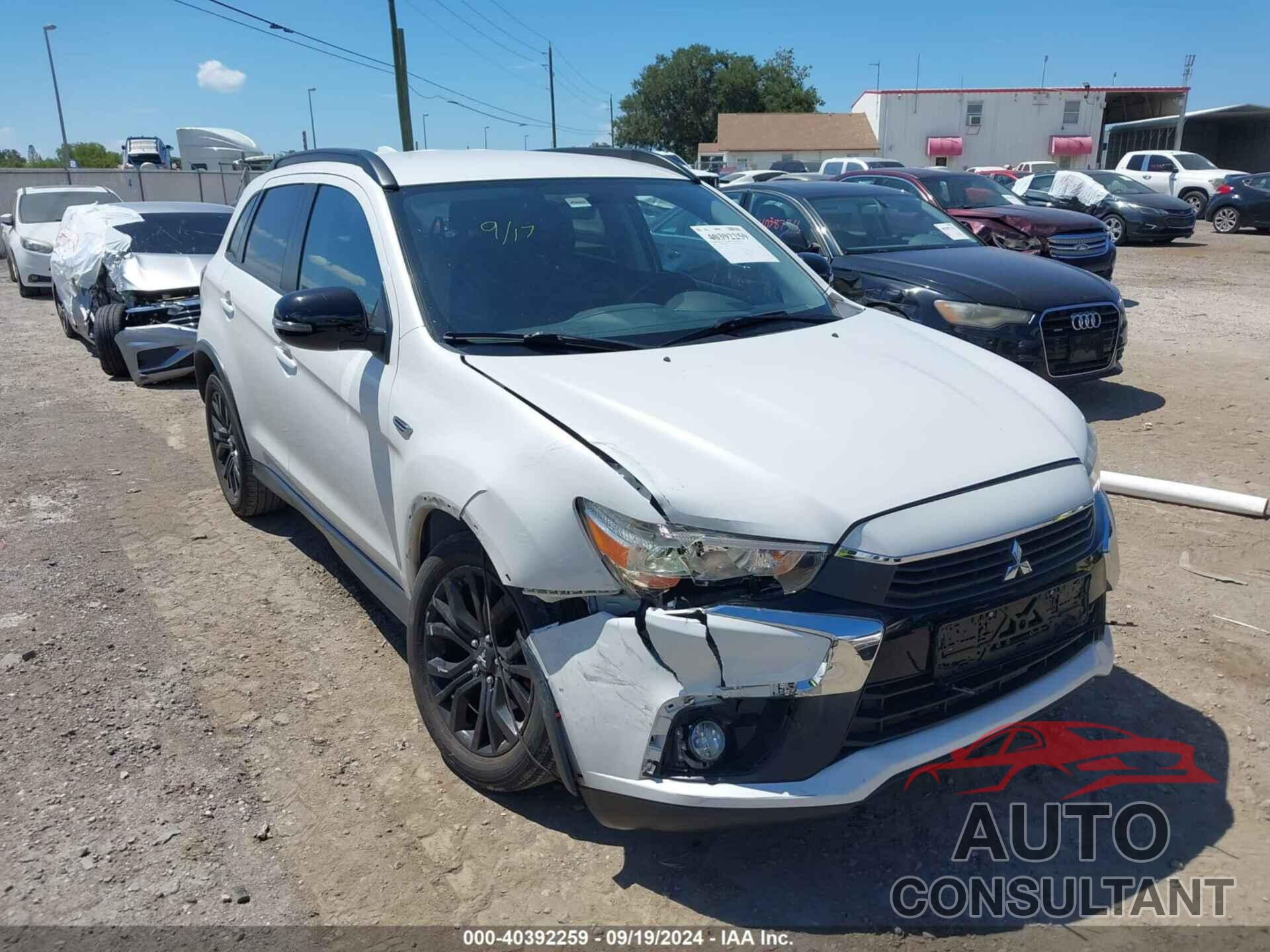 MITSUBISHI OUTLANDER SPORT 2017 - JA4AP3AU2HZ059460