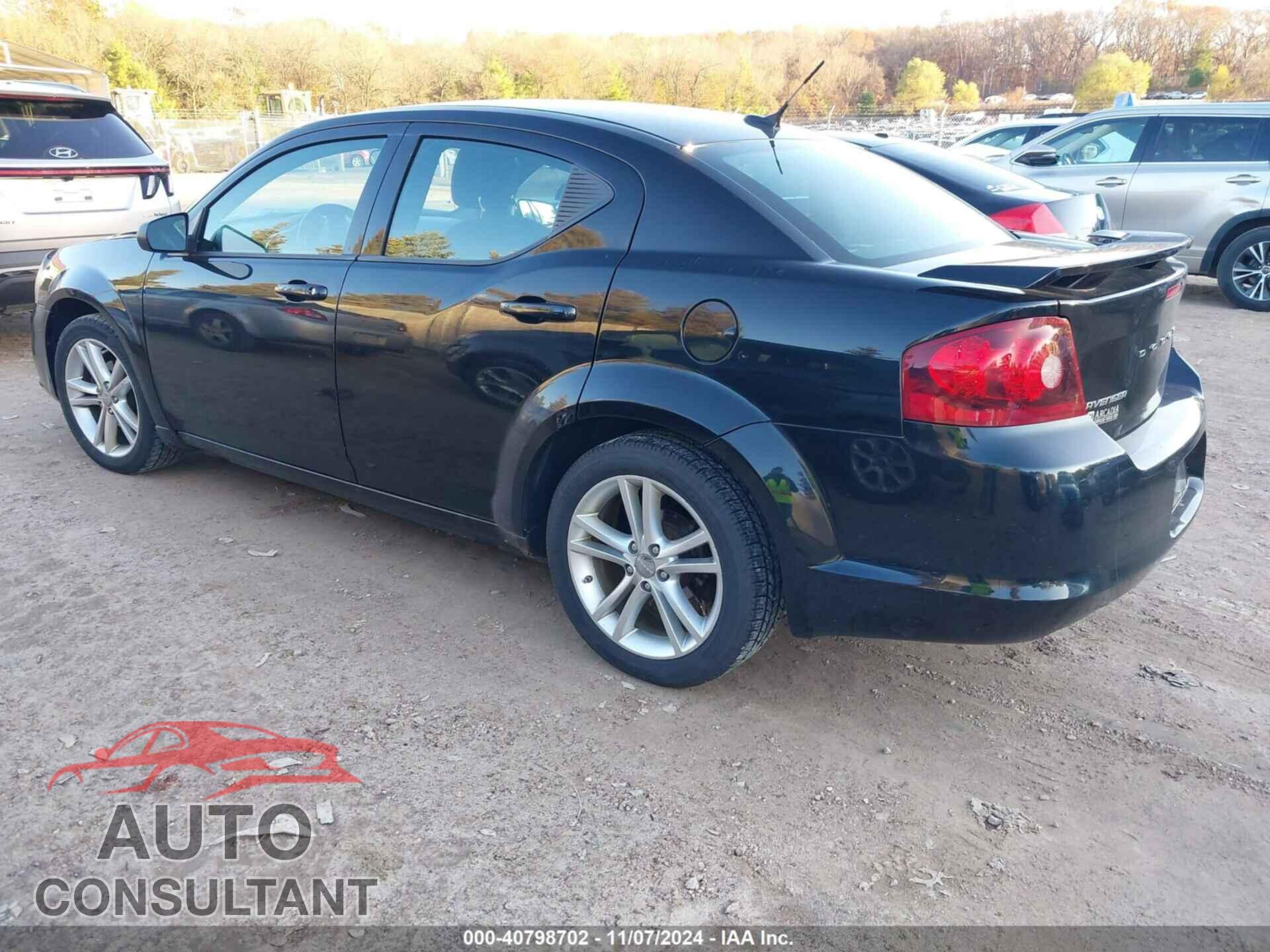 DODGE AVENGER 2013 - 1C3CDZAG9DN576474
