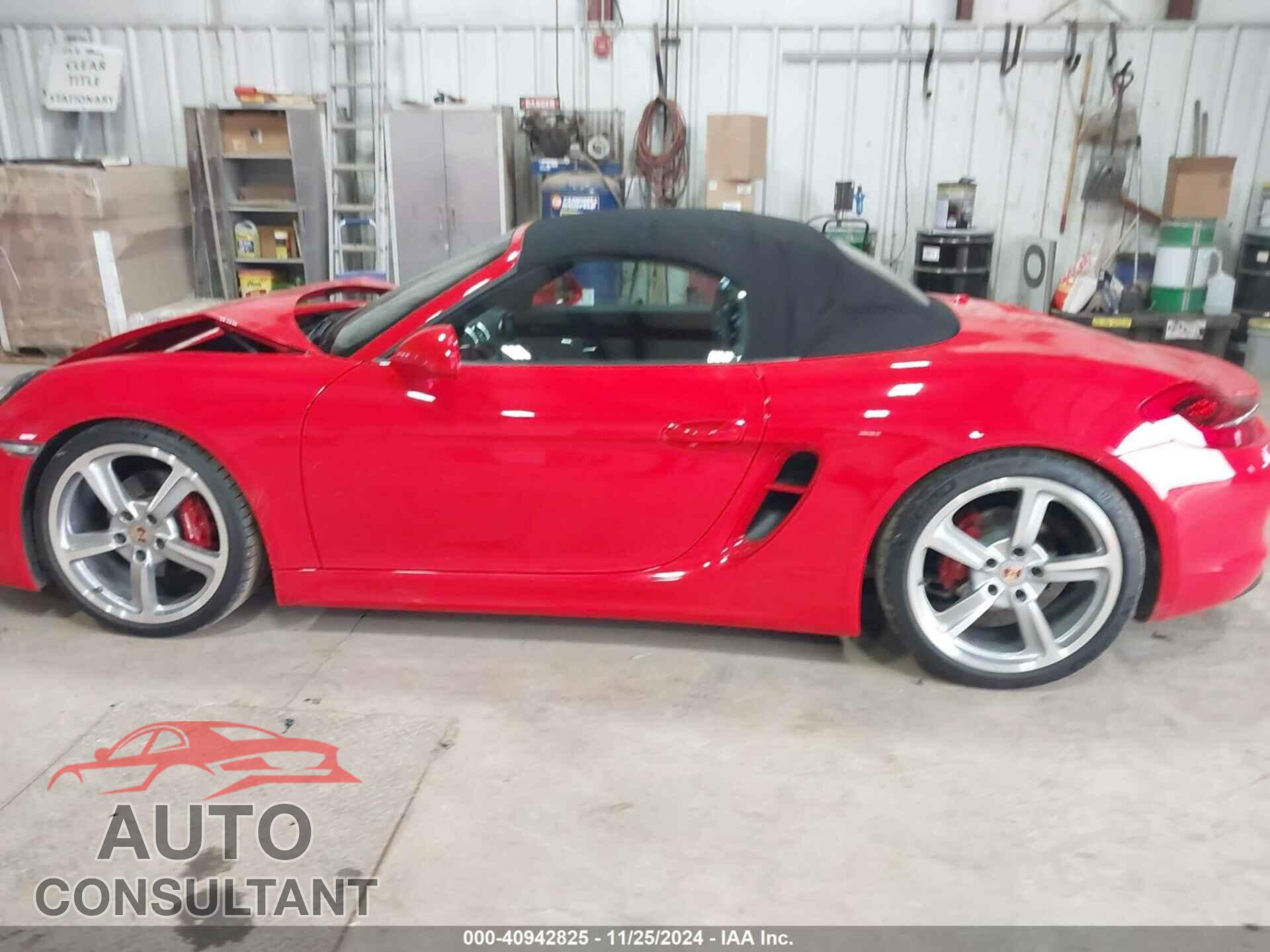 PORSCHE BOXSTER 2014 - WP0CB2A86ES140735