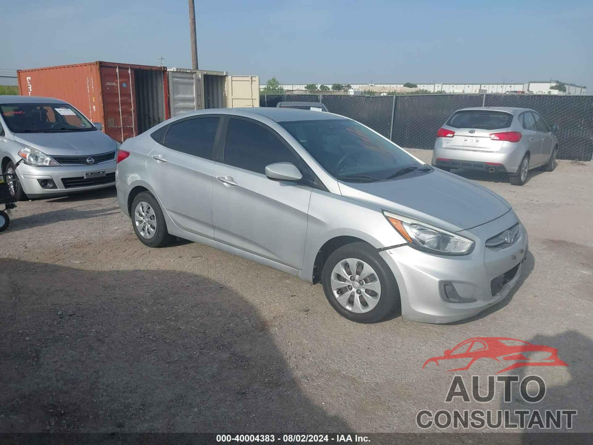 HYUNDAI ACCENT 2017 - KMHCT4AE9HU179404