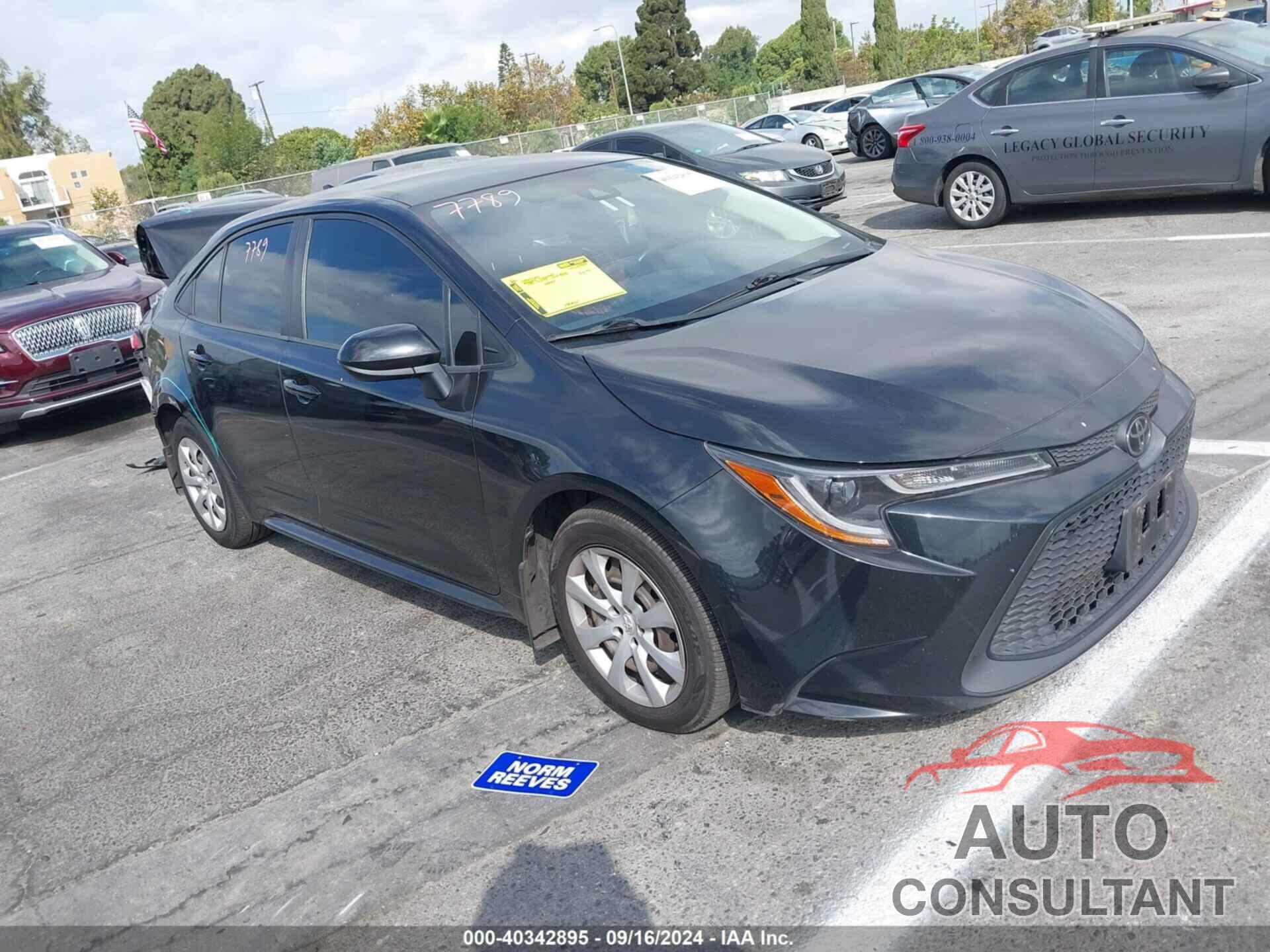TOYOTA COROLLA 2020 - JTDEPRAE6LJ102577