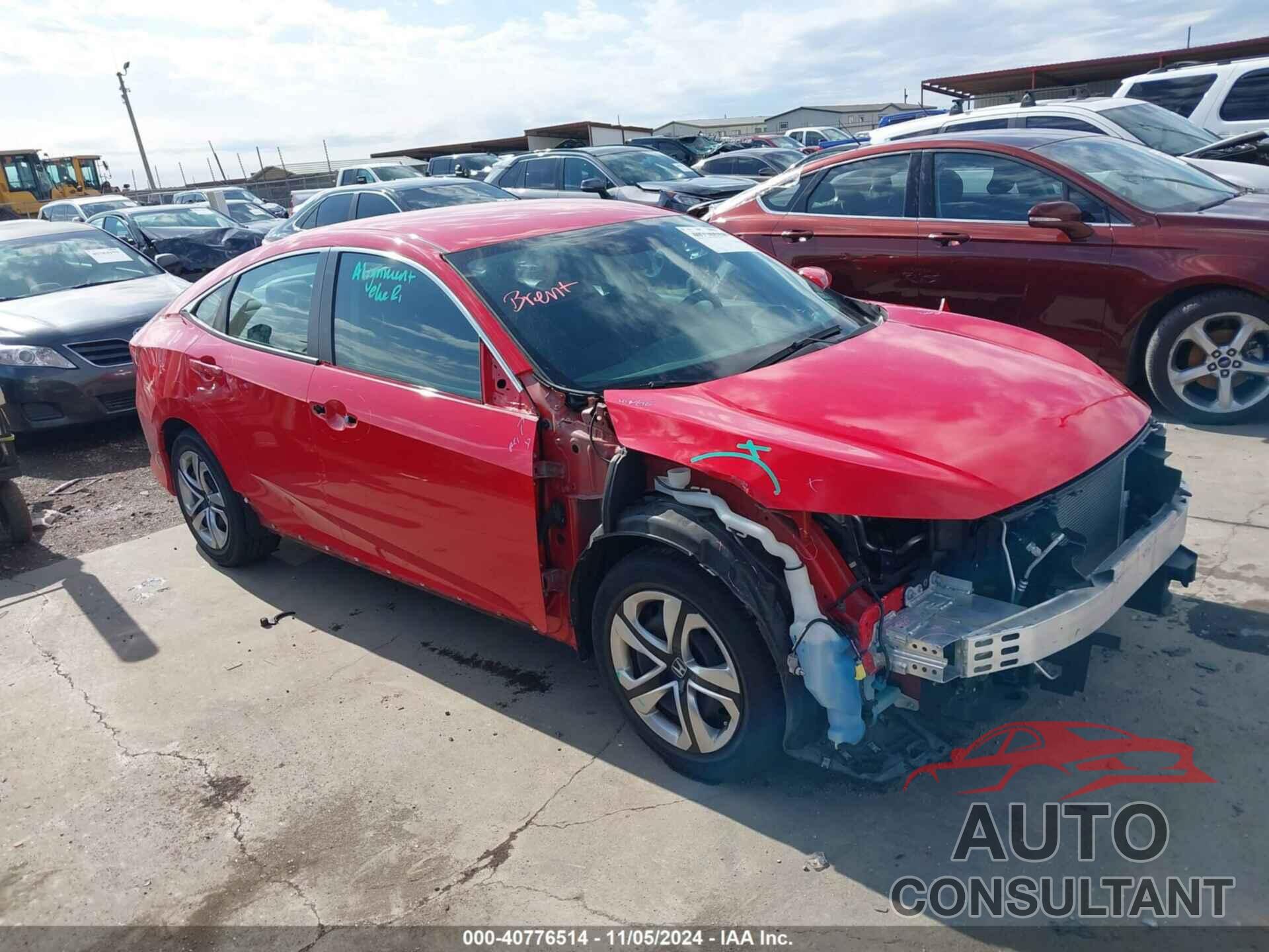 HONDA CIVIC 2018 - 2HGFC2F62JH527013