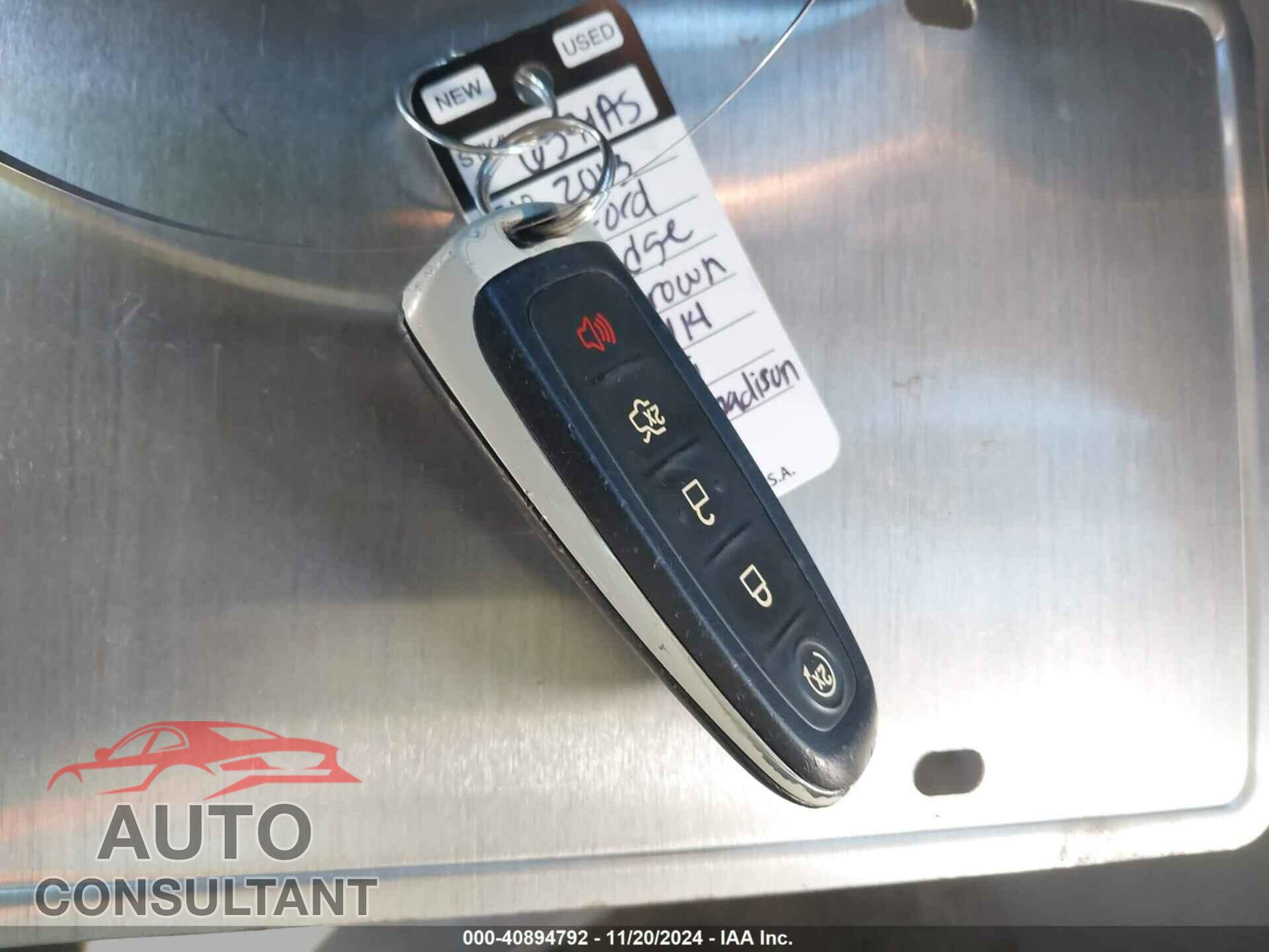 FORD EDGE 2013 - 2FMDK3KC5DBC96234