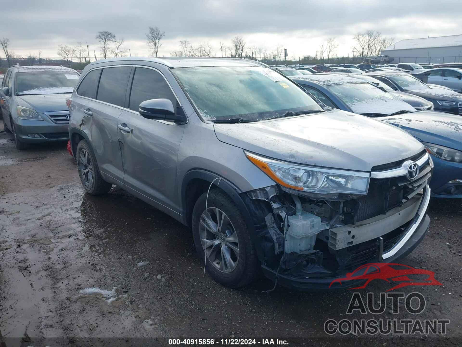 TOYOTA HIGHLANDER 2015 - 5TDKKRFH5FS120063