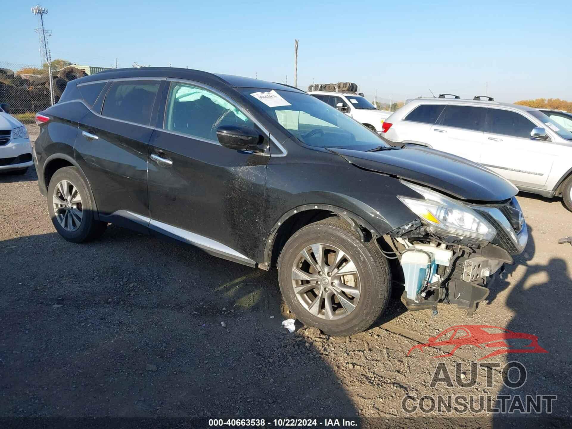 NISSAN MURANO 2016 - 5N1AZ2MH0GN141200