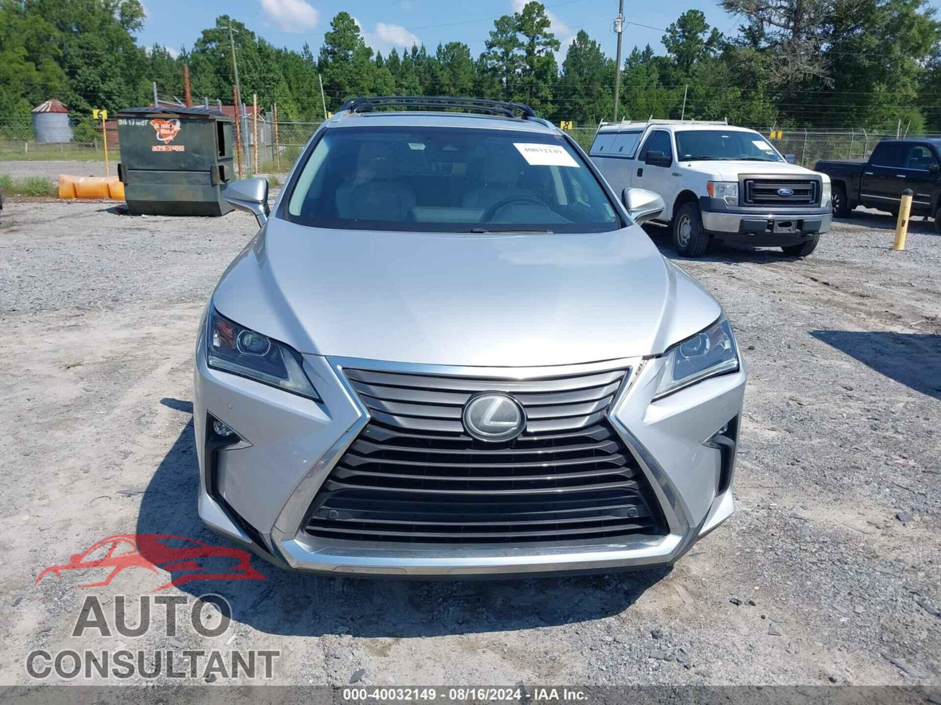 LEXUS RX 2017 - 2T2BZMCA8HC076606