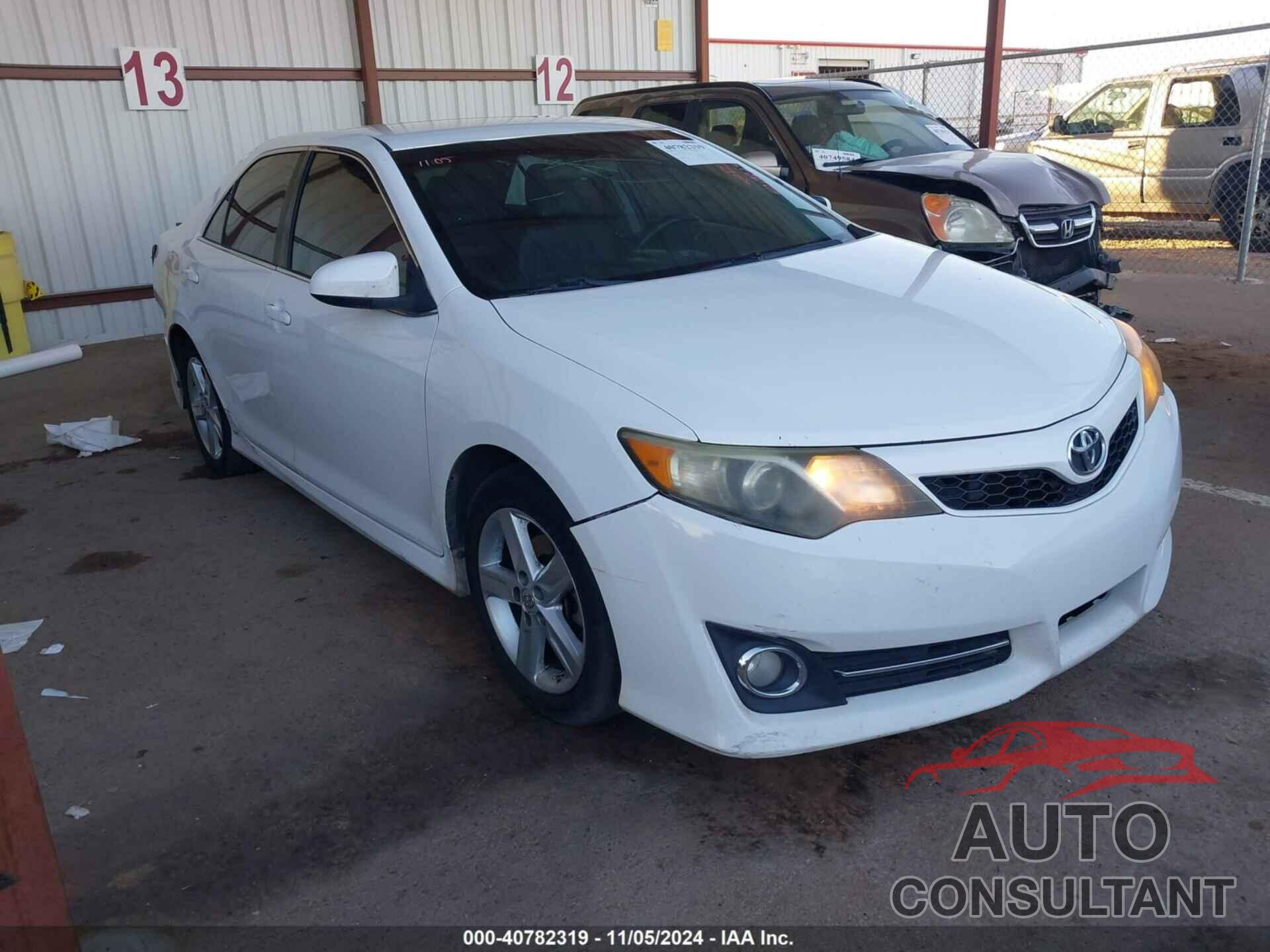 TOYOTA CAMRY 2013 - 4T1BF1FK0DU298078